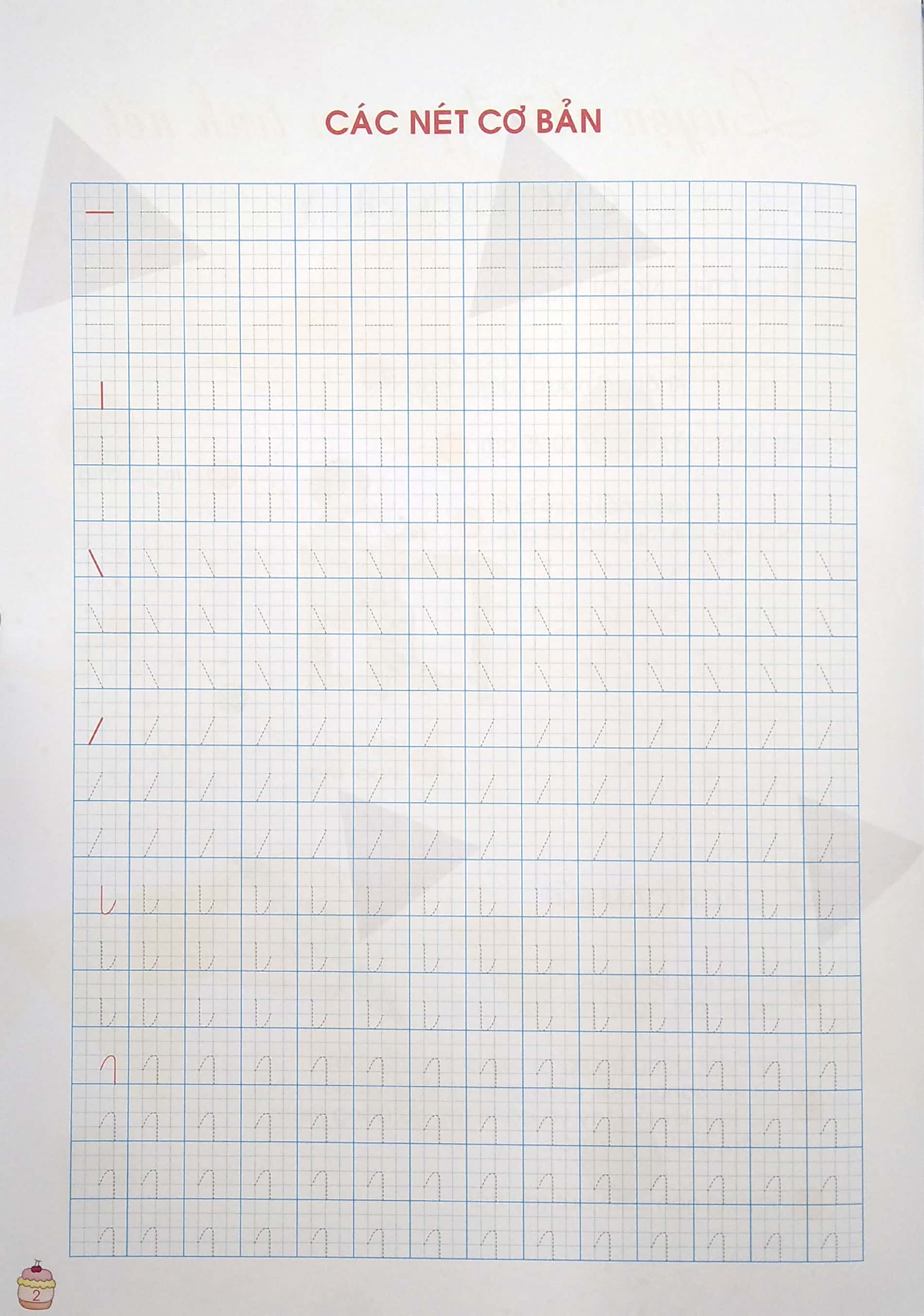 tủ sách mầm non - bé tập tô - các nét cơ bản - Ảnh 4