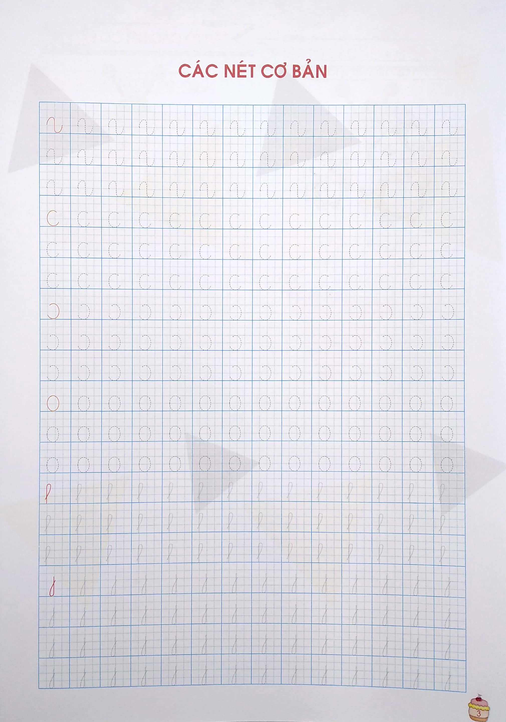 tủ sách mầm non - bé tập tô - các nét cơ bản - Ảnh 5