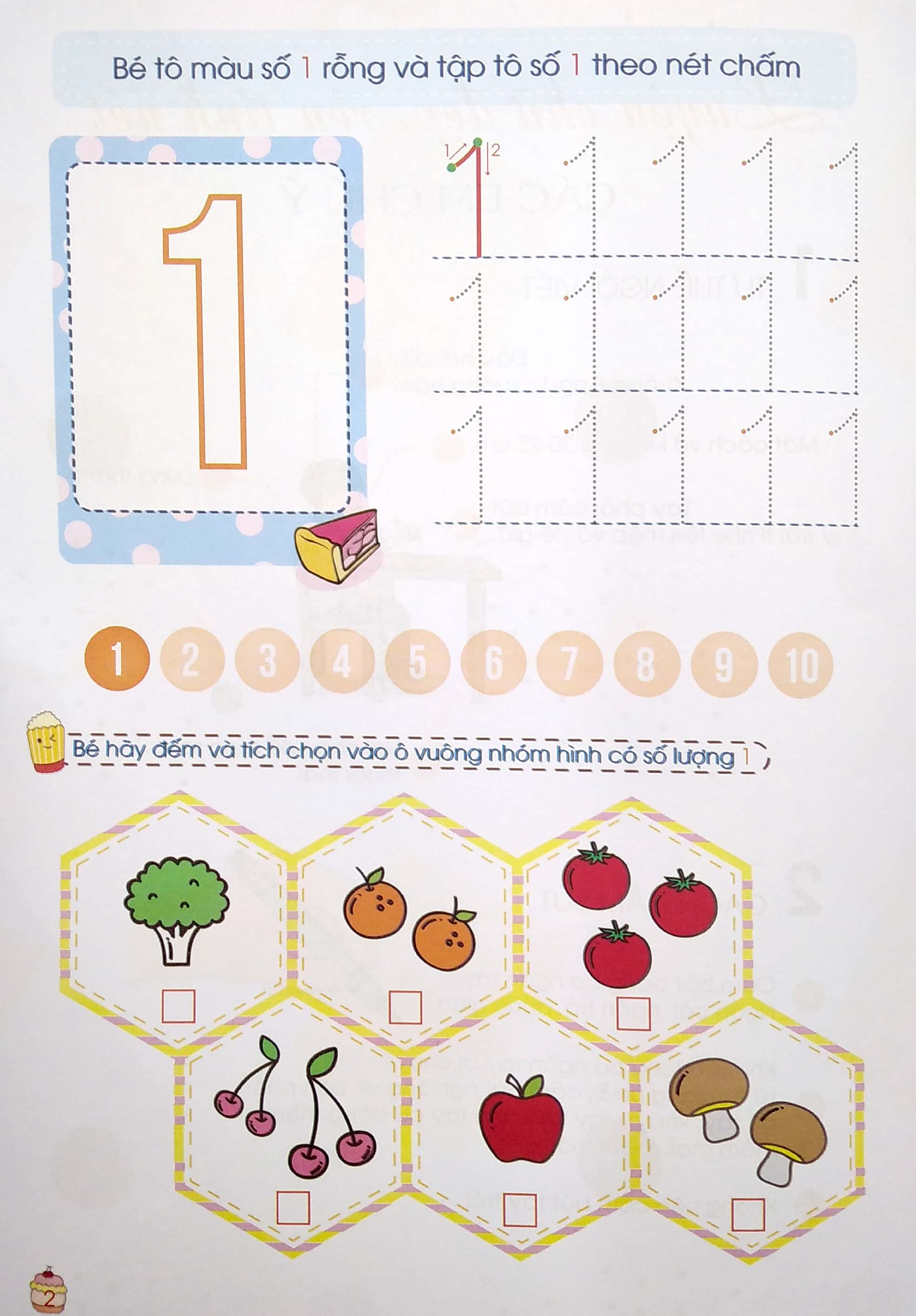 tủ sách mầm non - bé tập tô - chữ số - Ảnh 4