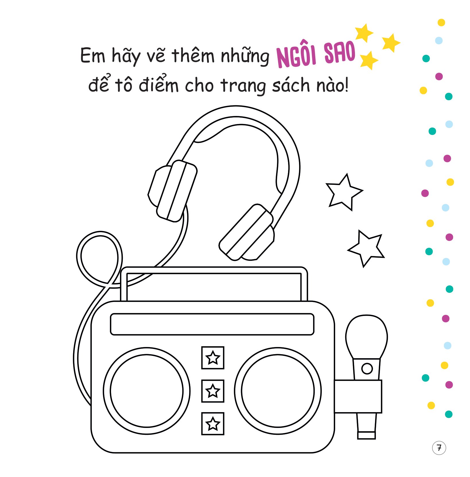 tủ sách sáng tạo - tô màu ngộ nghĩnh - âm nhạc - Ảnh 8