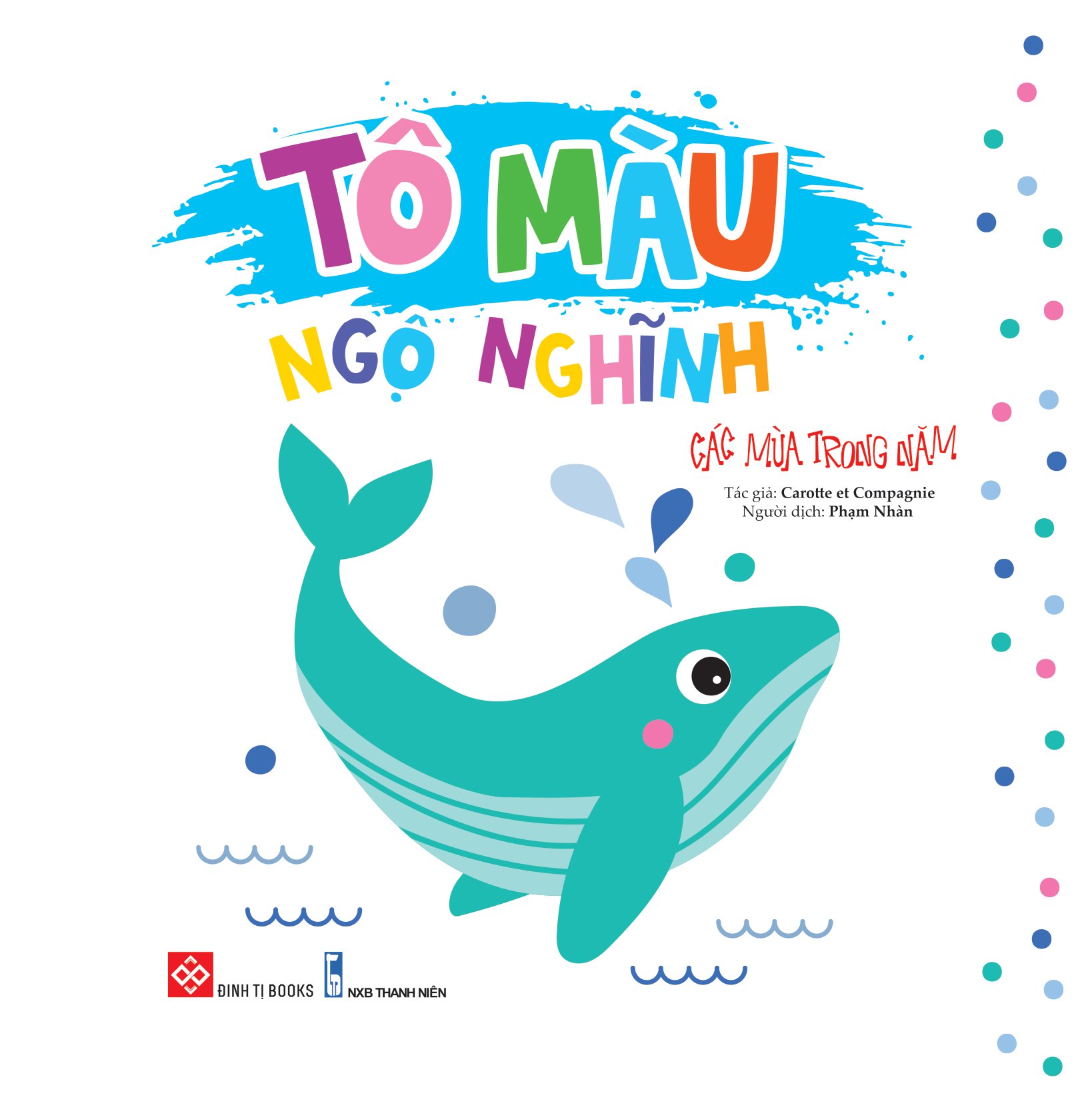 tủ sách sáng tạo - tô màu ngộ nghĩnh - các mùa trong năm - Ảnh 2