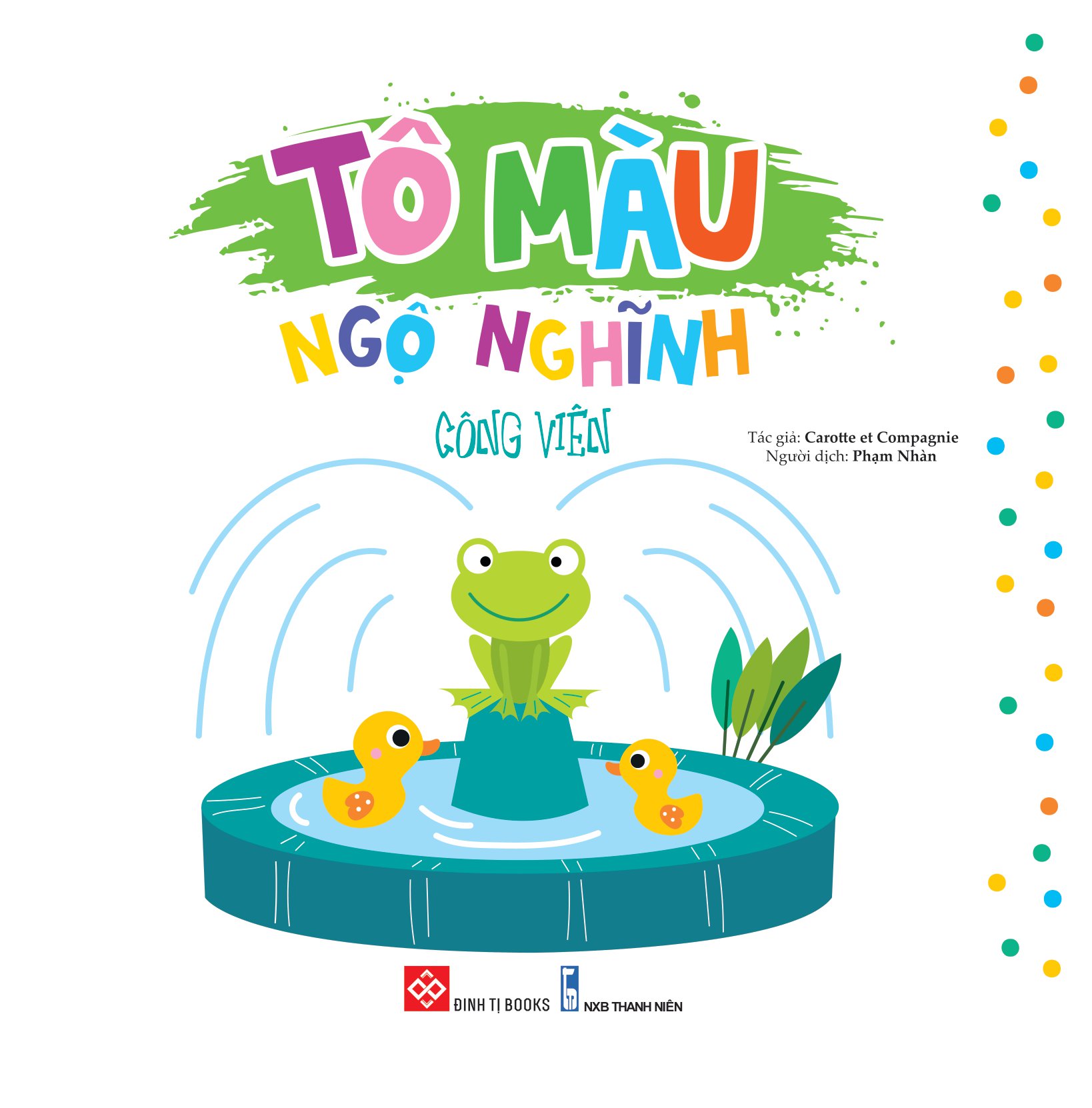 tủ sách sáng tạo - tô màu ngộ nghĩnh - công viên - Ảnh 2