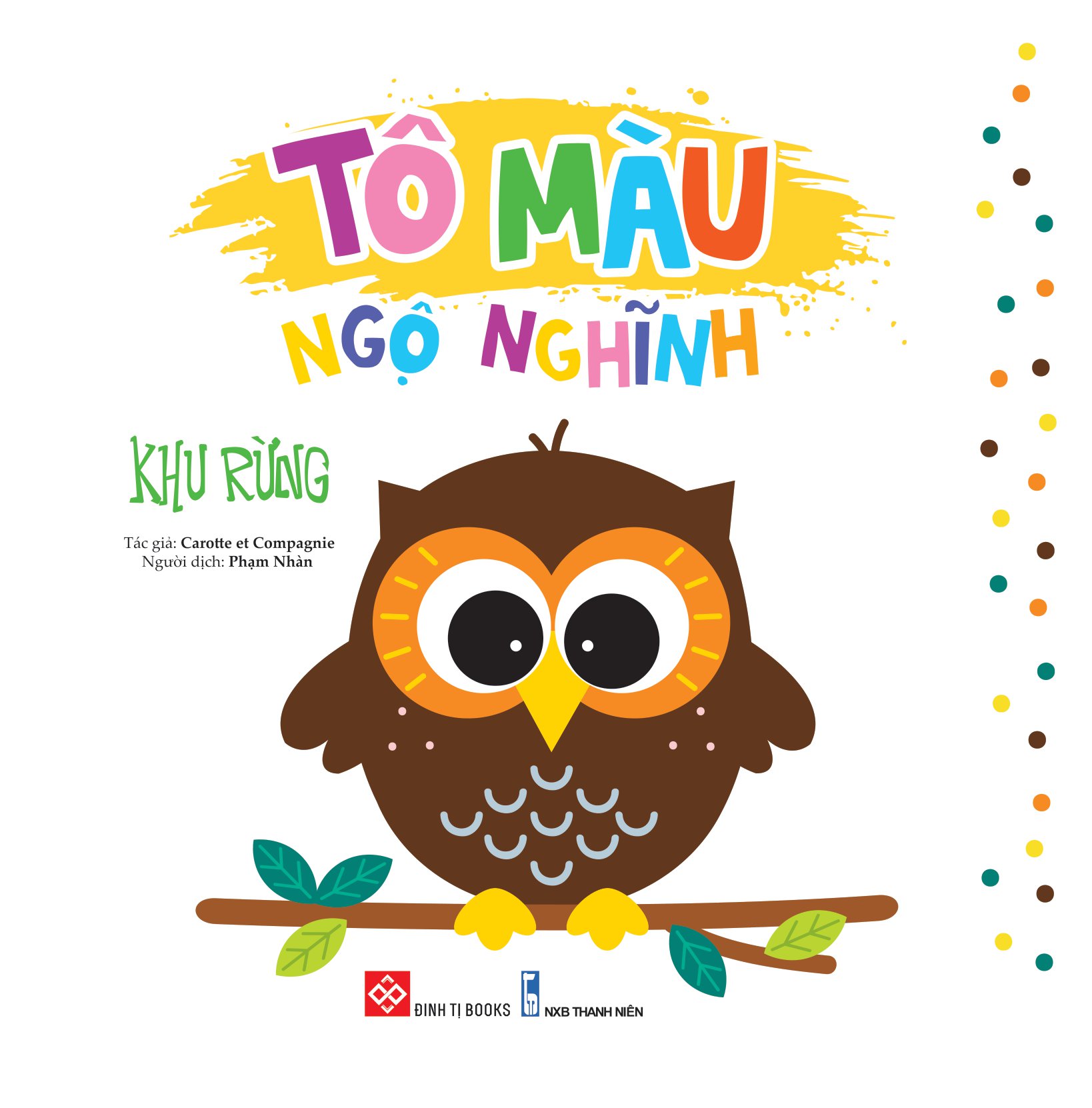 tủ sách sáng tạo - tô màu ngộ nghĩnh - khu rừng - Ảnh 2