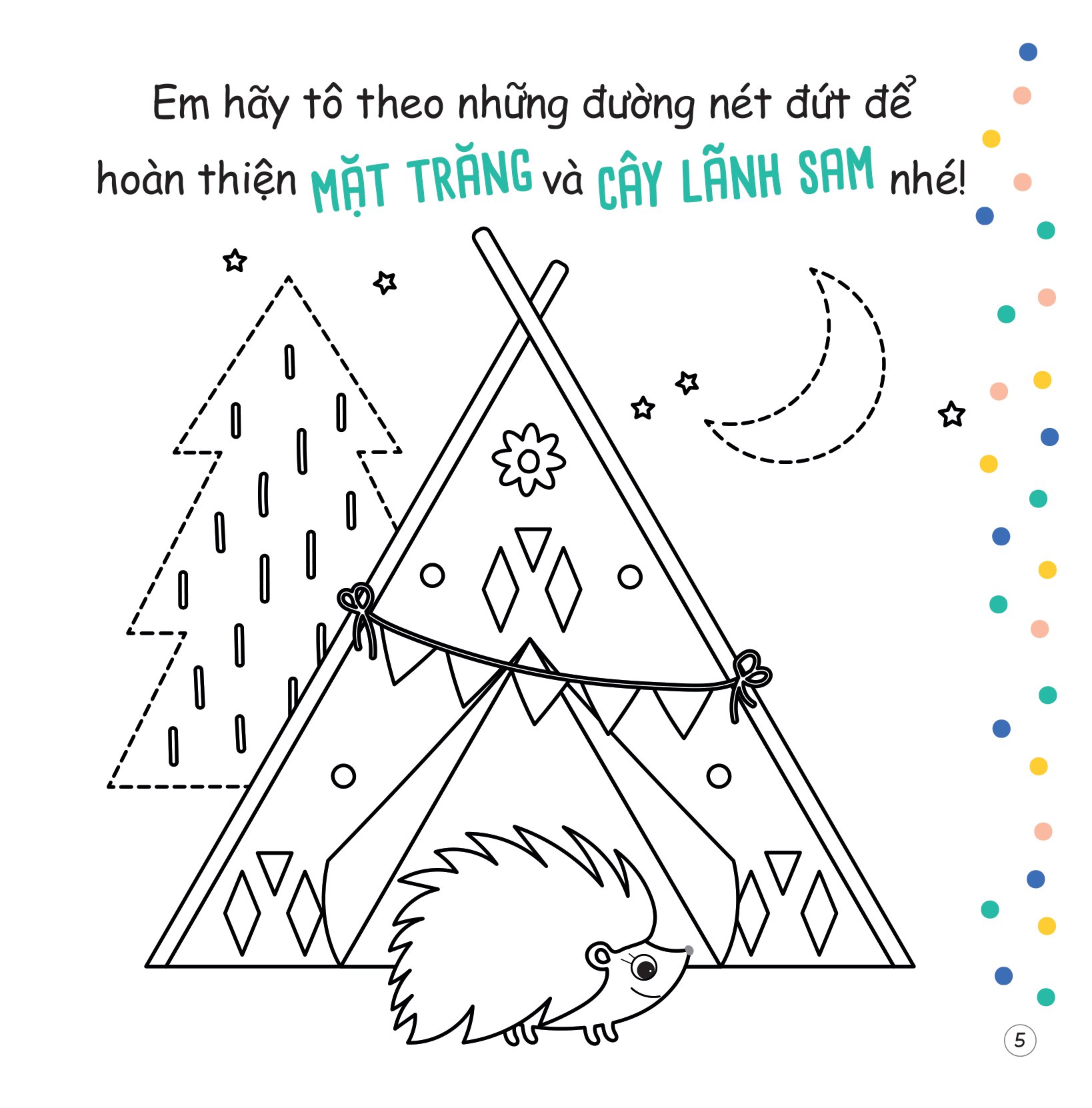 tủ sách sáng tạo - tô màu ngộ nghĩnh - khu rừng - Ảnh 6