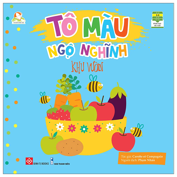 tủ sách sáng tạo - tô màu ngộ nghĩnh - khu vườn