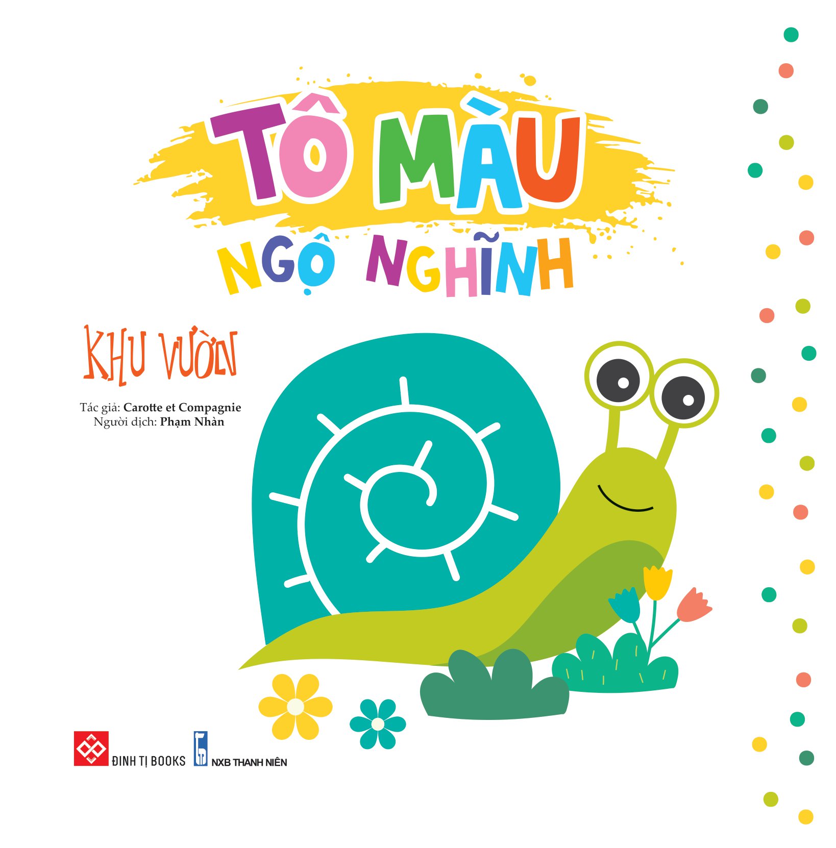 tủ sách sáng tạo - tô màu ngộ nghĩnh - khu vườn - Ảnh 2