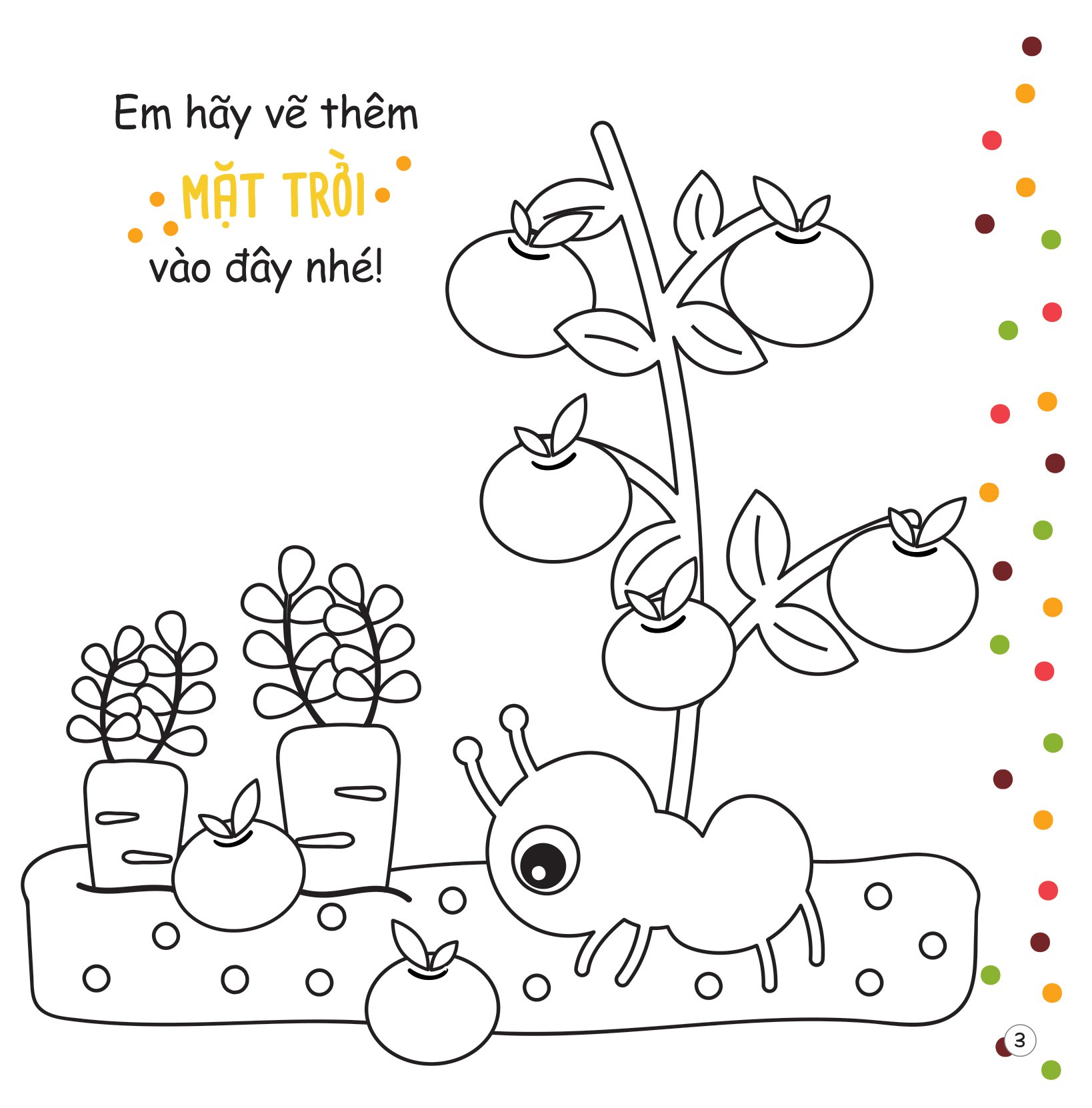 tủ sách sáng tạo - tô màu ngộ nghĩnh - khu vườn - Ảnh 4