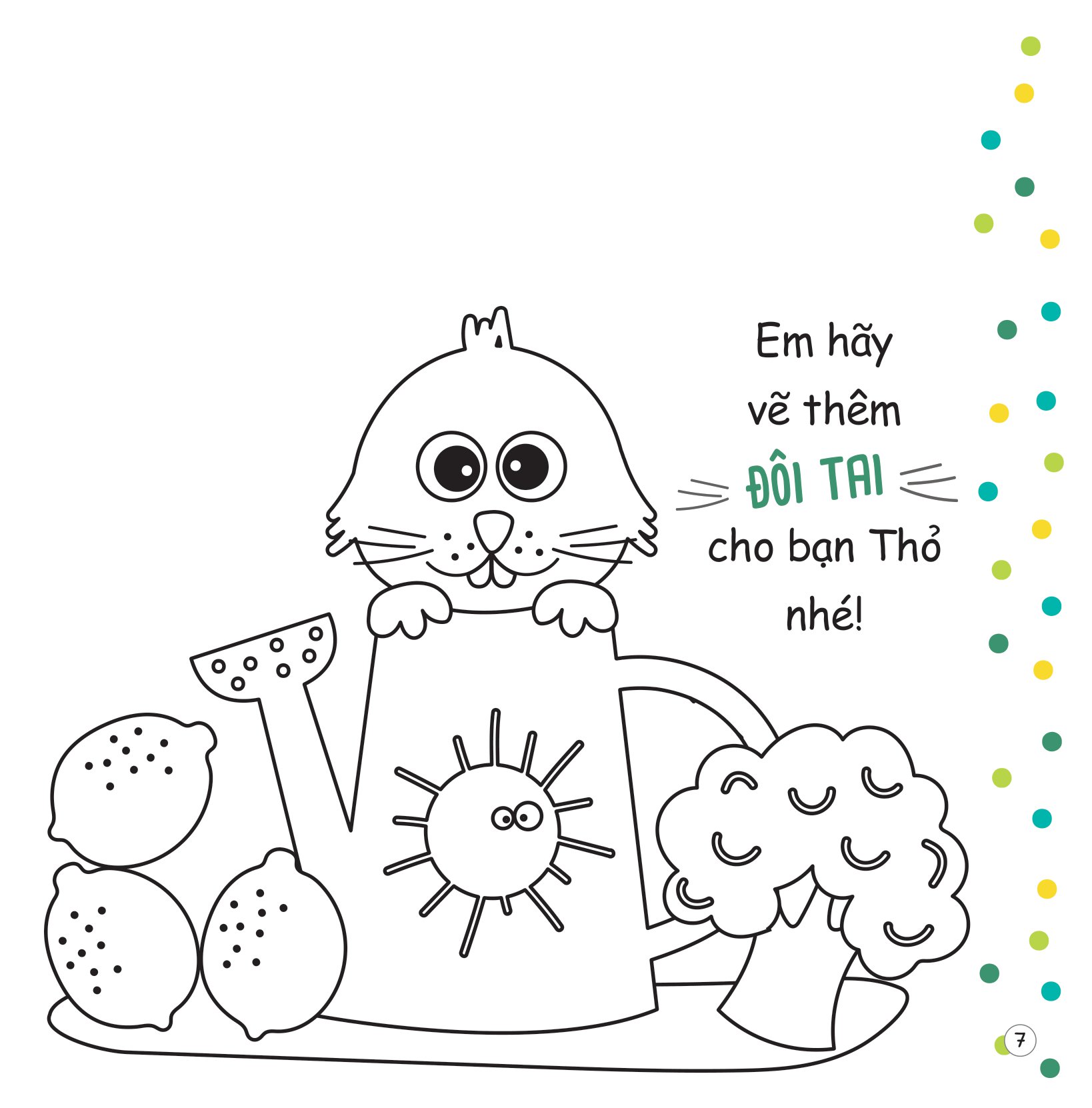 tủ sách sáng tạo - tô màu ngộ nghĩnh - khu vườn - Ảnh 8