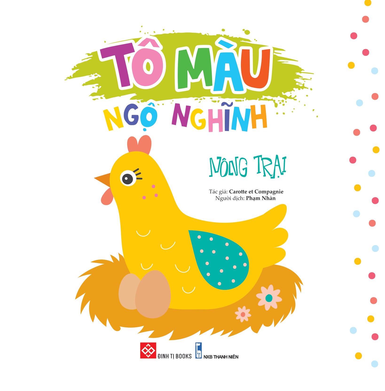 tủ sách sáng tạo - tô màu ngộ nghĩnh - nông trại - Ảnh 2