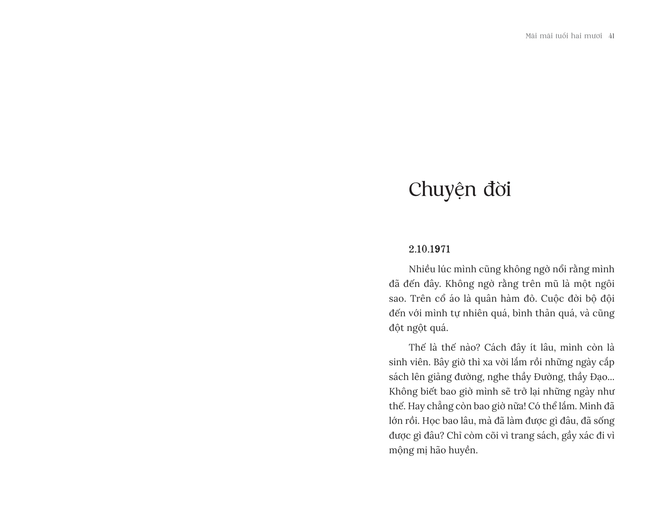 Tủ Sách Thanh Niên - Mãi Mãi Tuổi Hai Mươi - Nhật Ký Thời Chiến Việt Nam - Ảnh 5