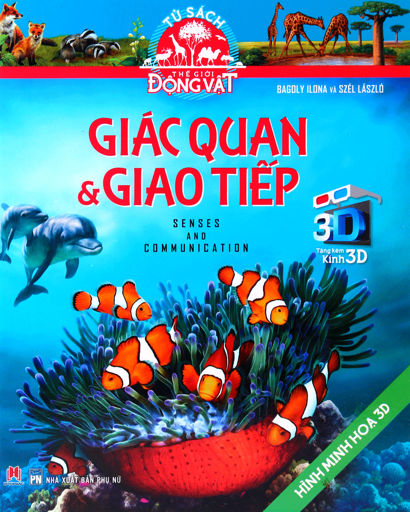 tủ sách thế giới động vật - giác quan và giao tiếp (hình minh họa 3d) - Ảnh 2