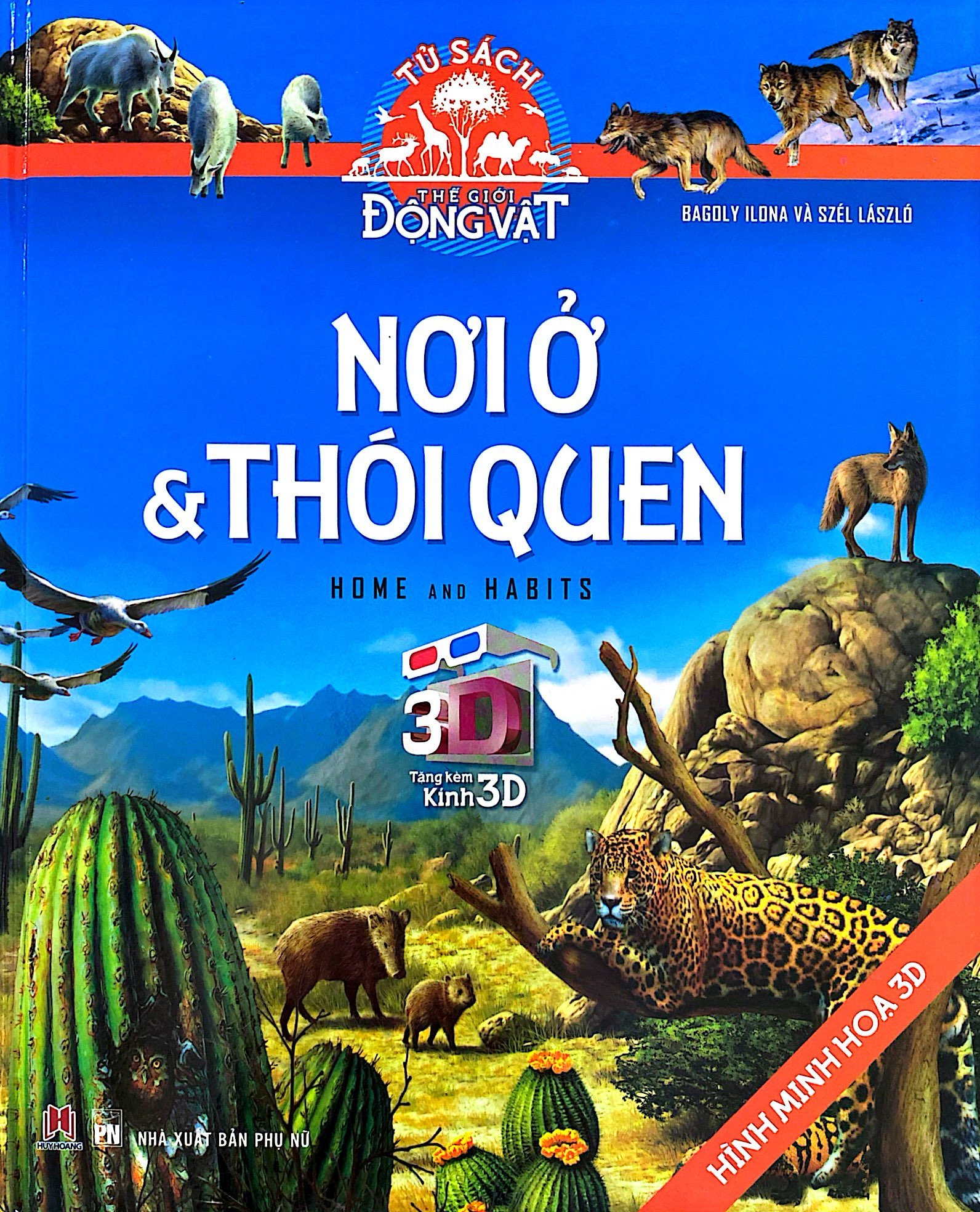 tủ sách thế giới động vật - nơi ở và thói quen (hình minh họa 3d) - Ảnh 2