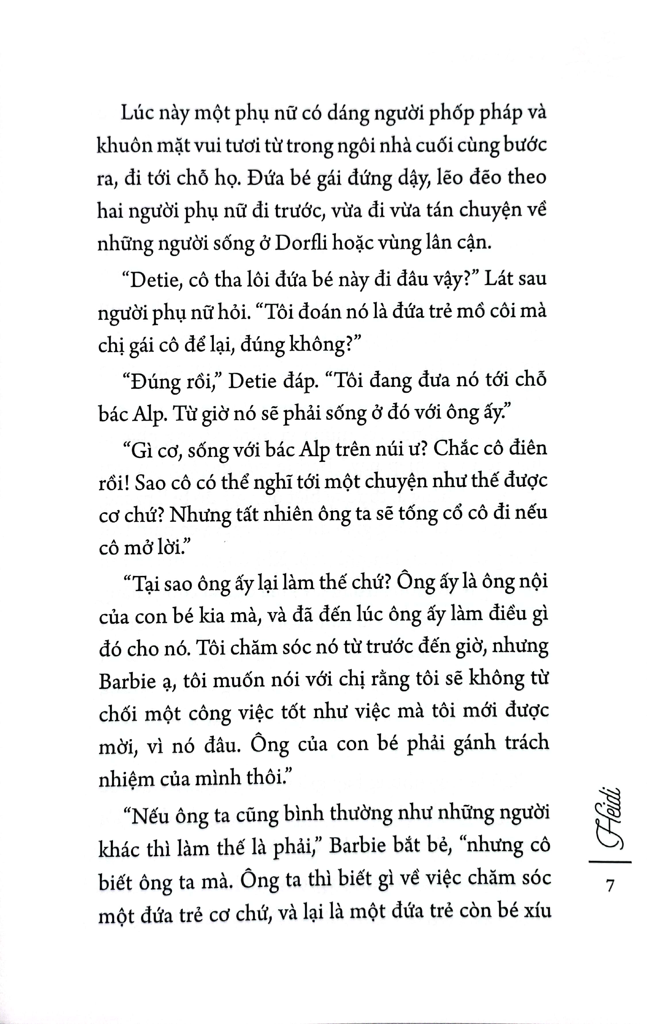 tủ sách thiếu nhi kinh điển - heidi - cuốn sách dành cho trẻ em và những ai yêu trẻ em - Ảnh 6
