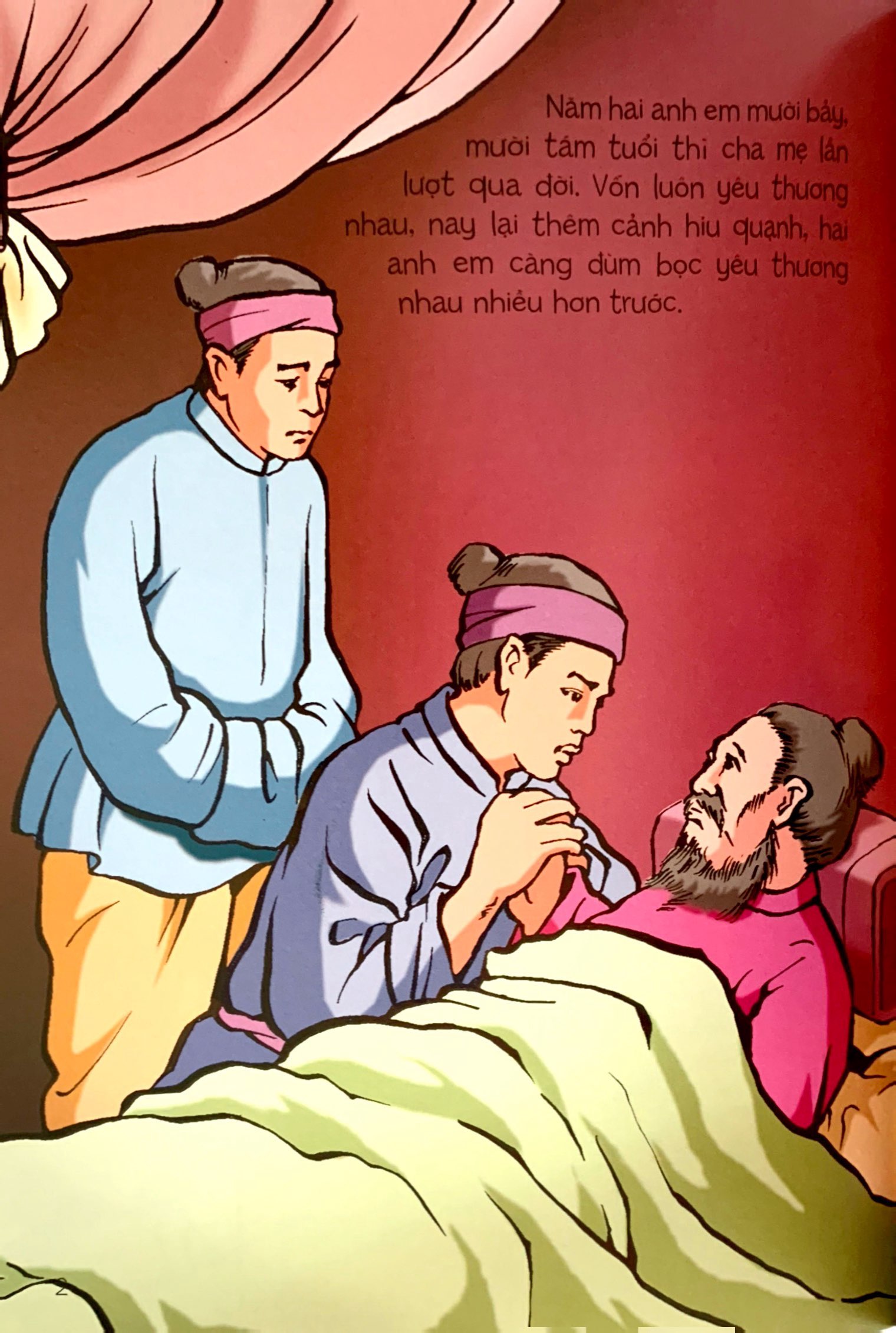 tủ sách truyện tranh cổ tích việt nam: sự tích trầu cau (tái bản 2020) - Ảnh 4
