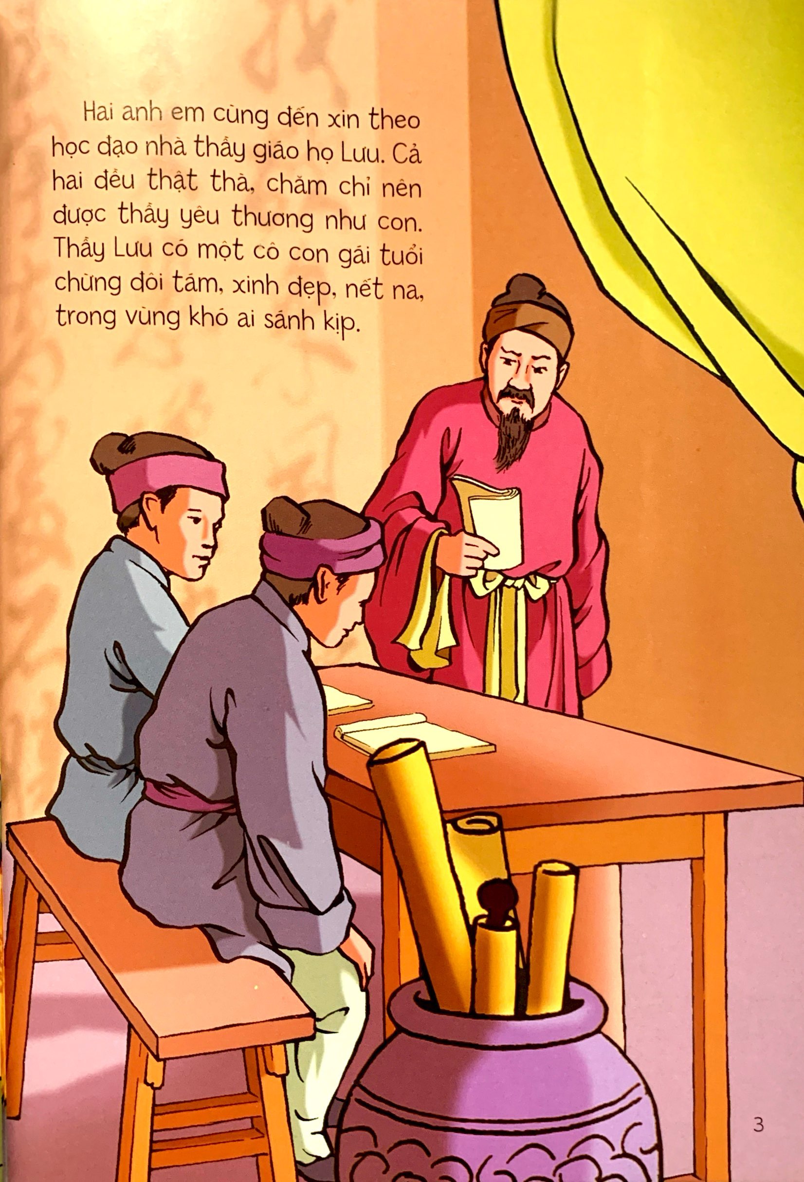 tủ sách truyện tranh cổ tích việt nam: sự tích trầu cau (tái bản 2020) - Ảnh 5