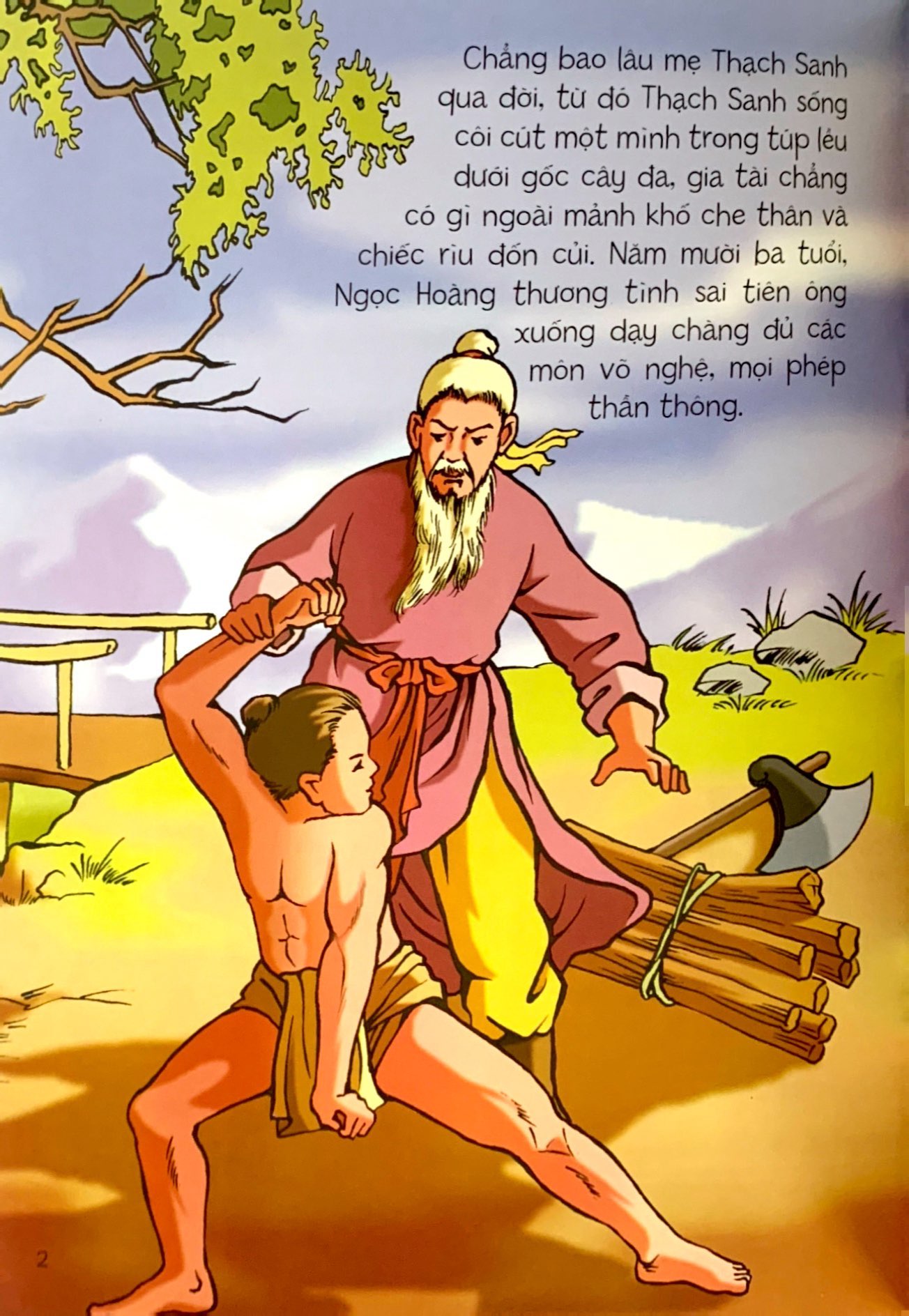 tủ sách truyện tranh cổ tích việt nam - thạch sanh - Ảnh 4