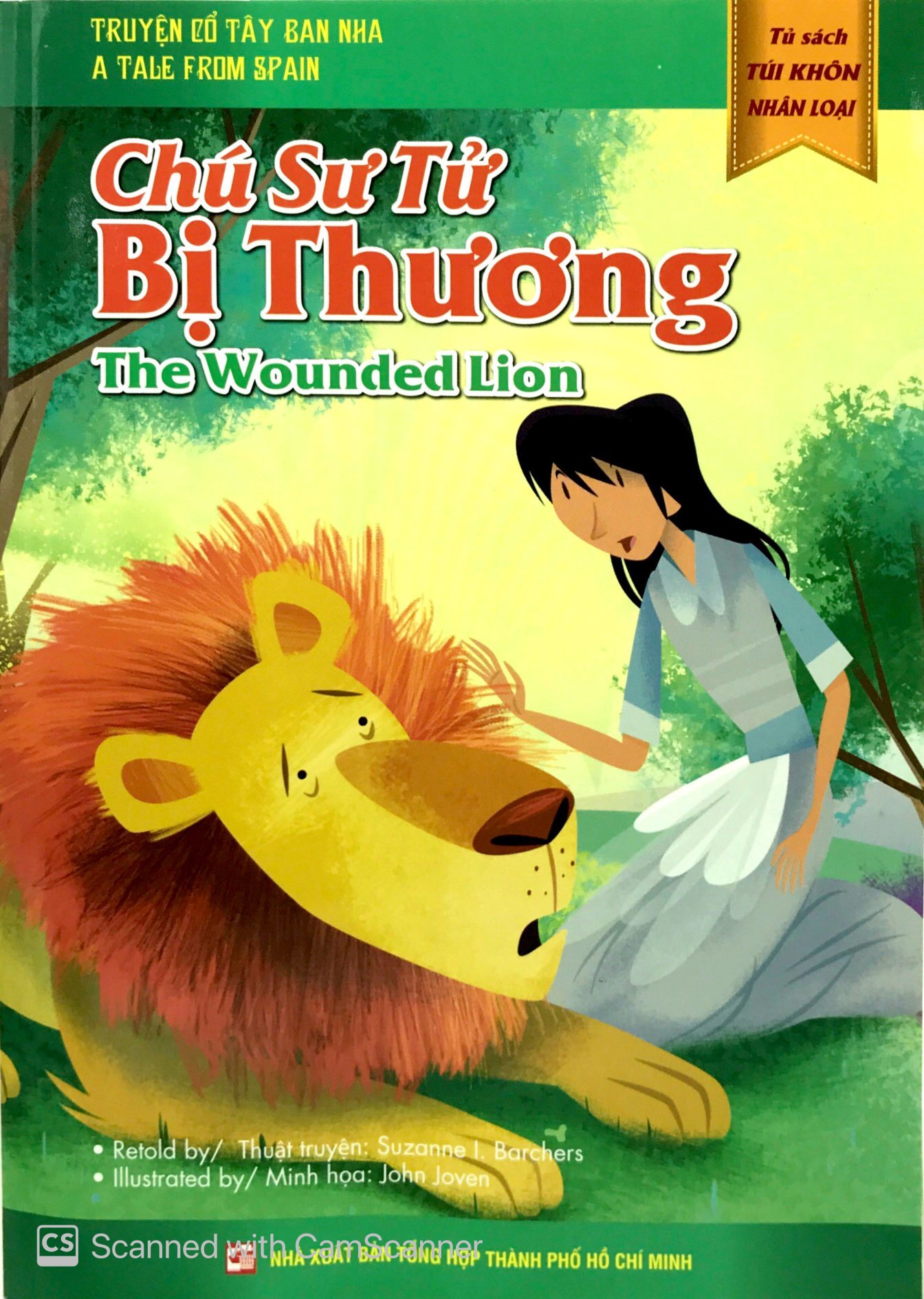 tủ sách túi khôn nhân loại - chú sư tử bị thương - Ảnh 2