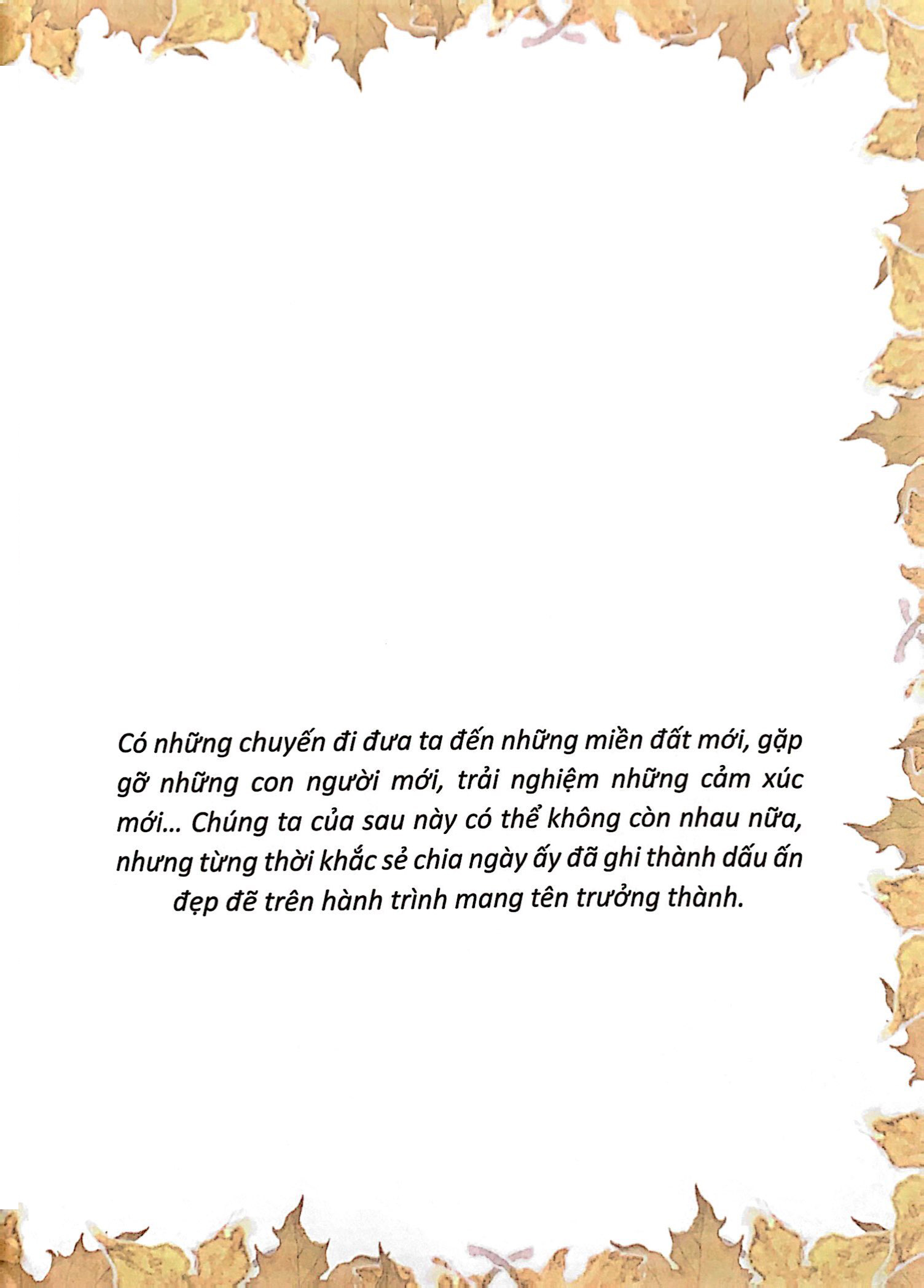 tủ sách tuổi mới lớn - ba chàng trai, một cô gái và những chiếc lá - Ảnh 7