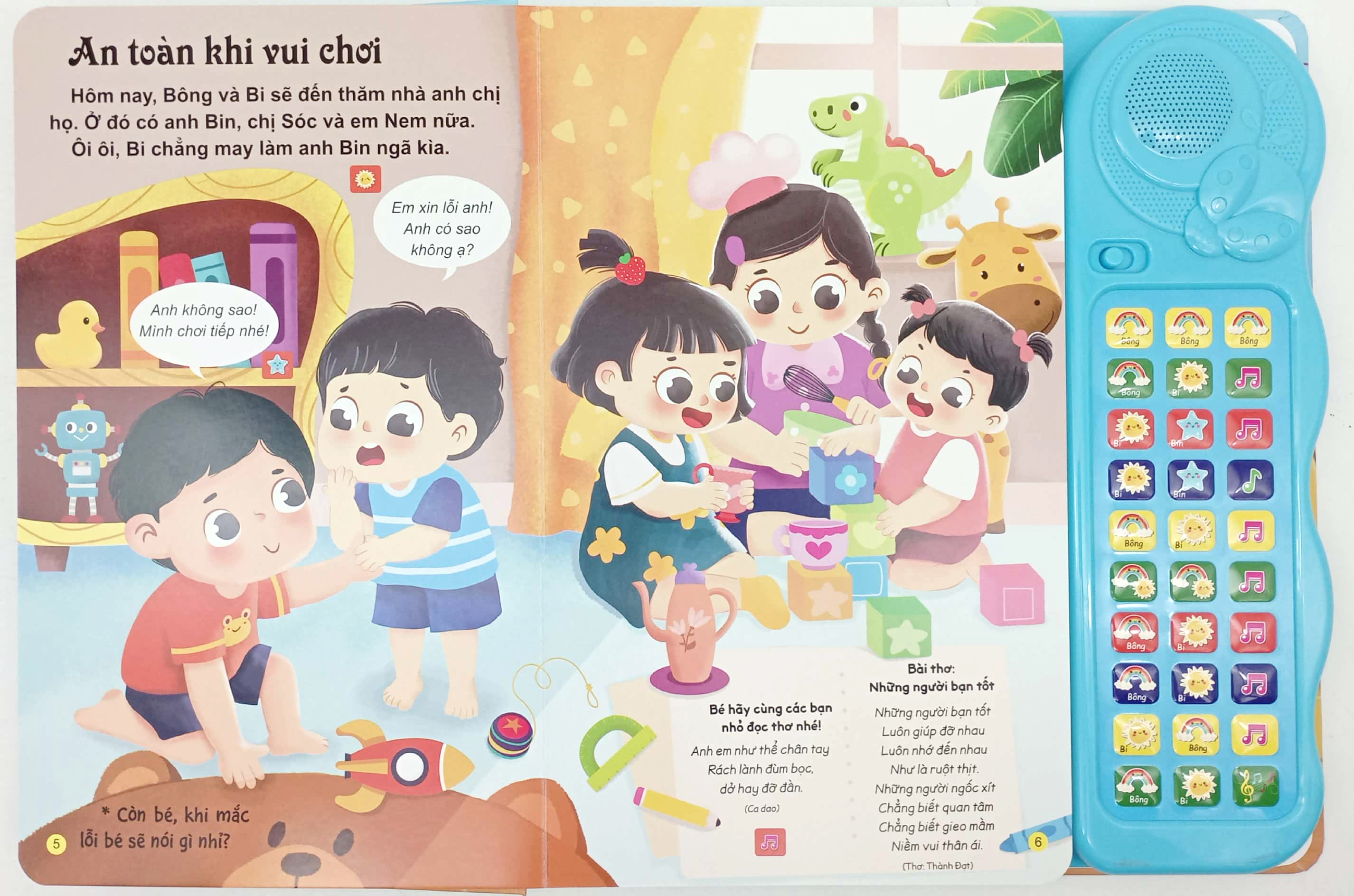 tủ sách tương tác - sách âm thanh - bé học nói - phiên bản đặc biệt với 30 nút bấm - Ảnh 5