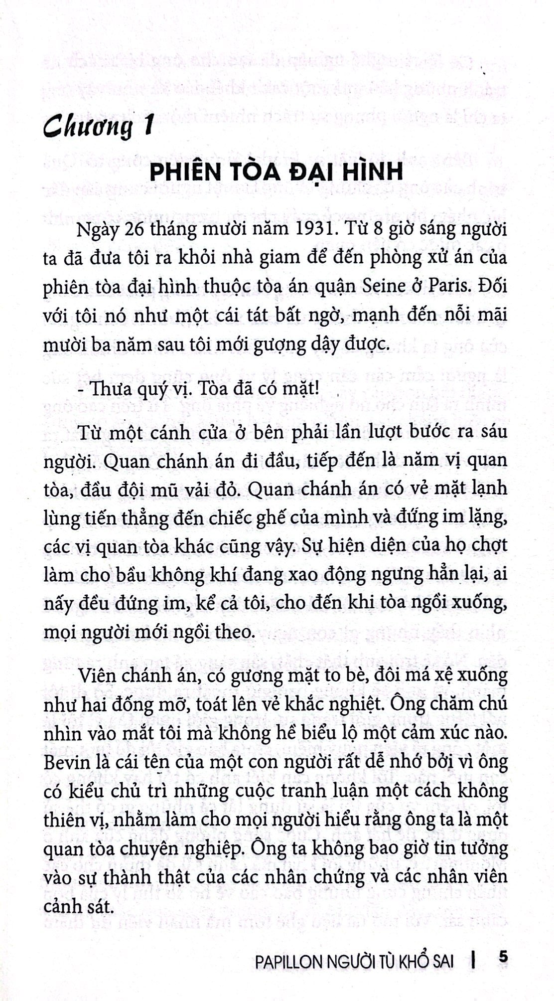 tủ sách văn học cổ điển rút gọn - papillon người tù khổ sai - Ảnh 3