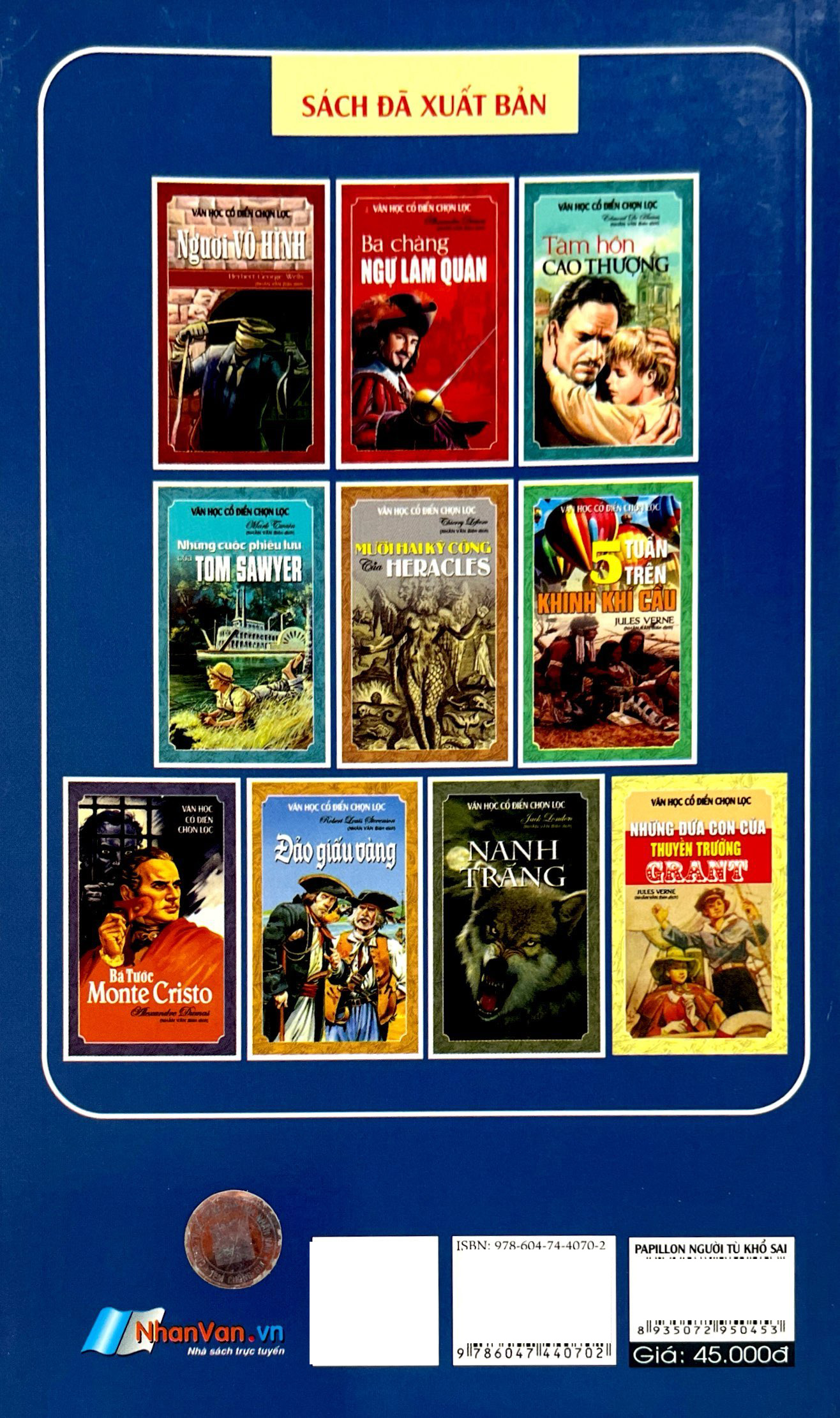tủ sách văn học cổ điển rút gọn - papillon người tù khổ sai - Ảnh 7