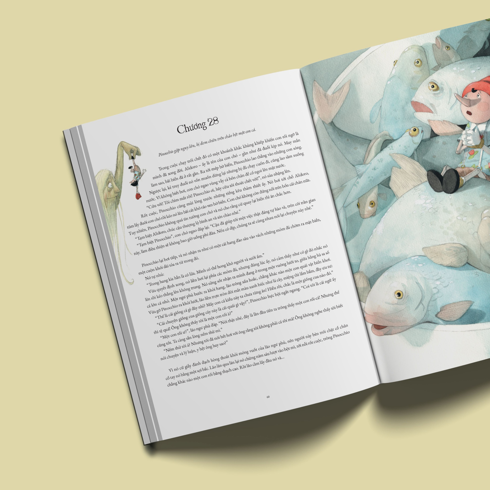 tủ sách văn học - những cuộc phiêu lưu của cậu nhóc pinocchio - bìa cứng - Ảnh 3