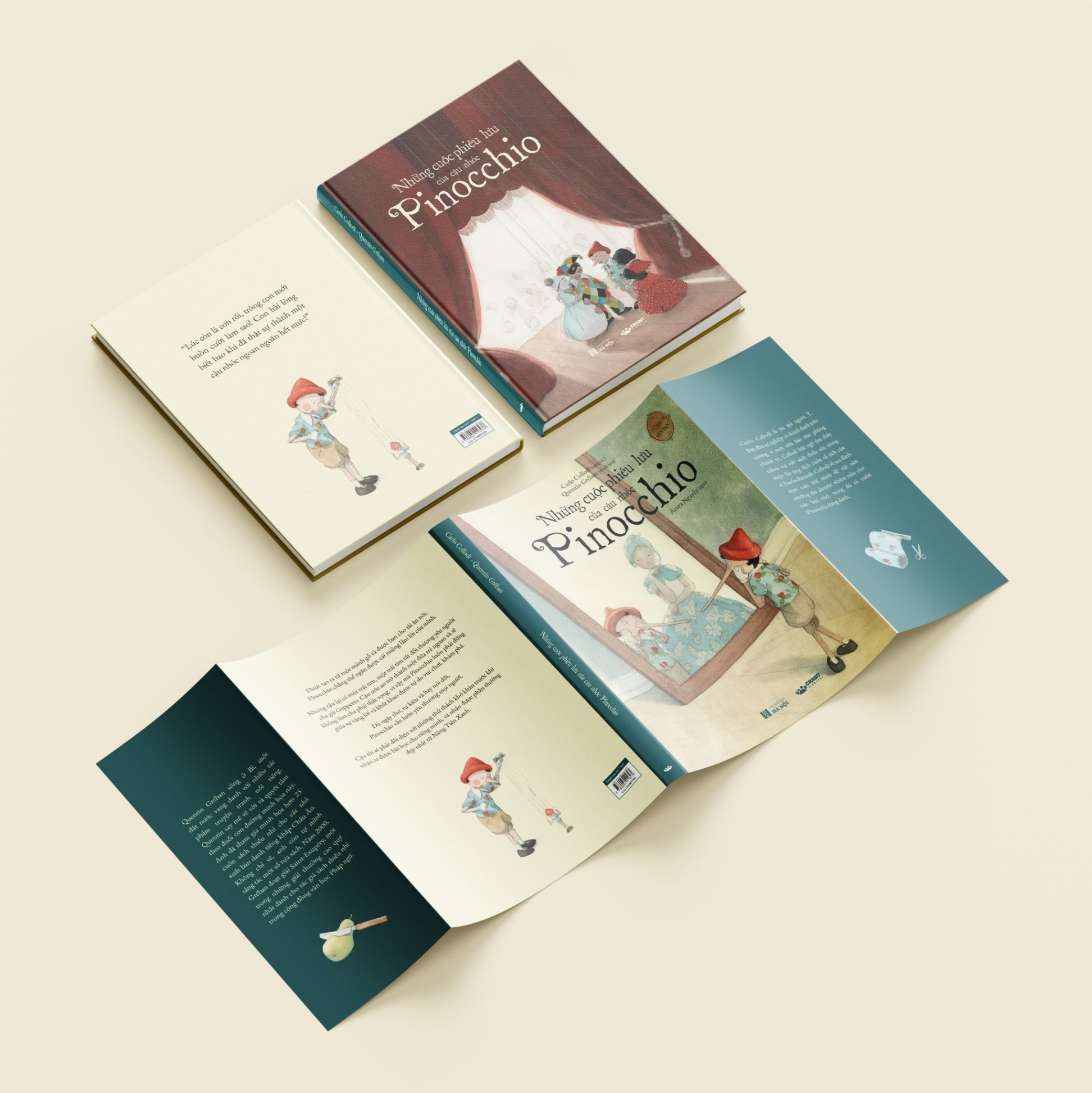 tủ sách văn học - những cuộc phiêu lưu của cậu nhóc pinocchio - bìa cứng - Ảnh 5