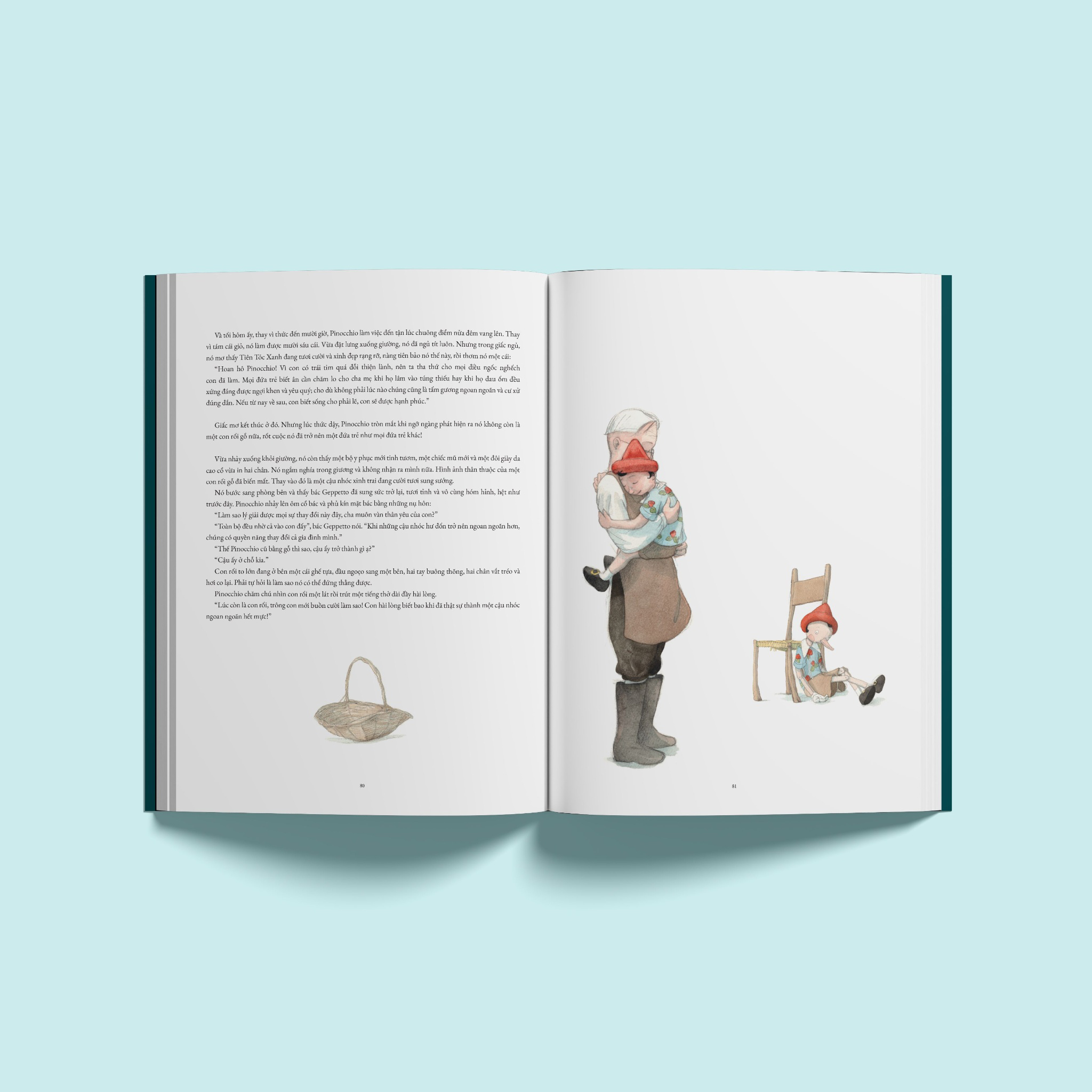 tủ sách văn học - những cuộc phiêu lưu của cậu nhóc pinocchio - bìa cứng - Ảnh 9