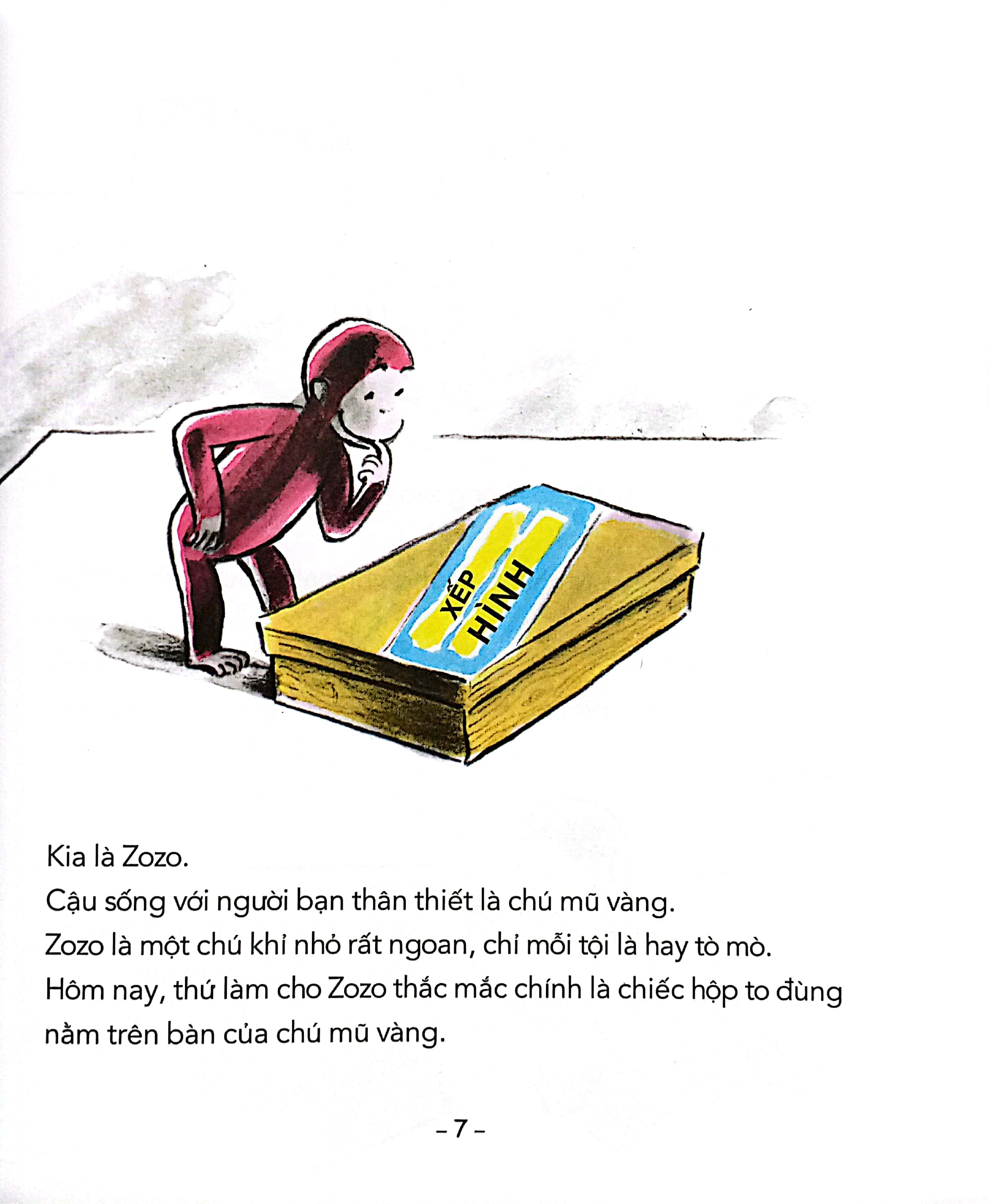 tủ sách văn học thiếu nhi kinh điển - zozo chú khỉ hiếu kỳ - khỉ zozo nằm viện - Ảnh 5