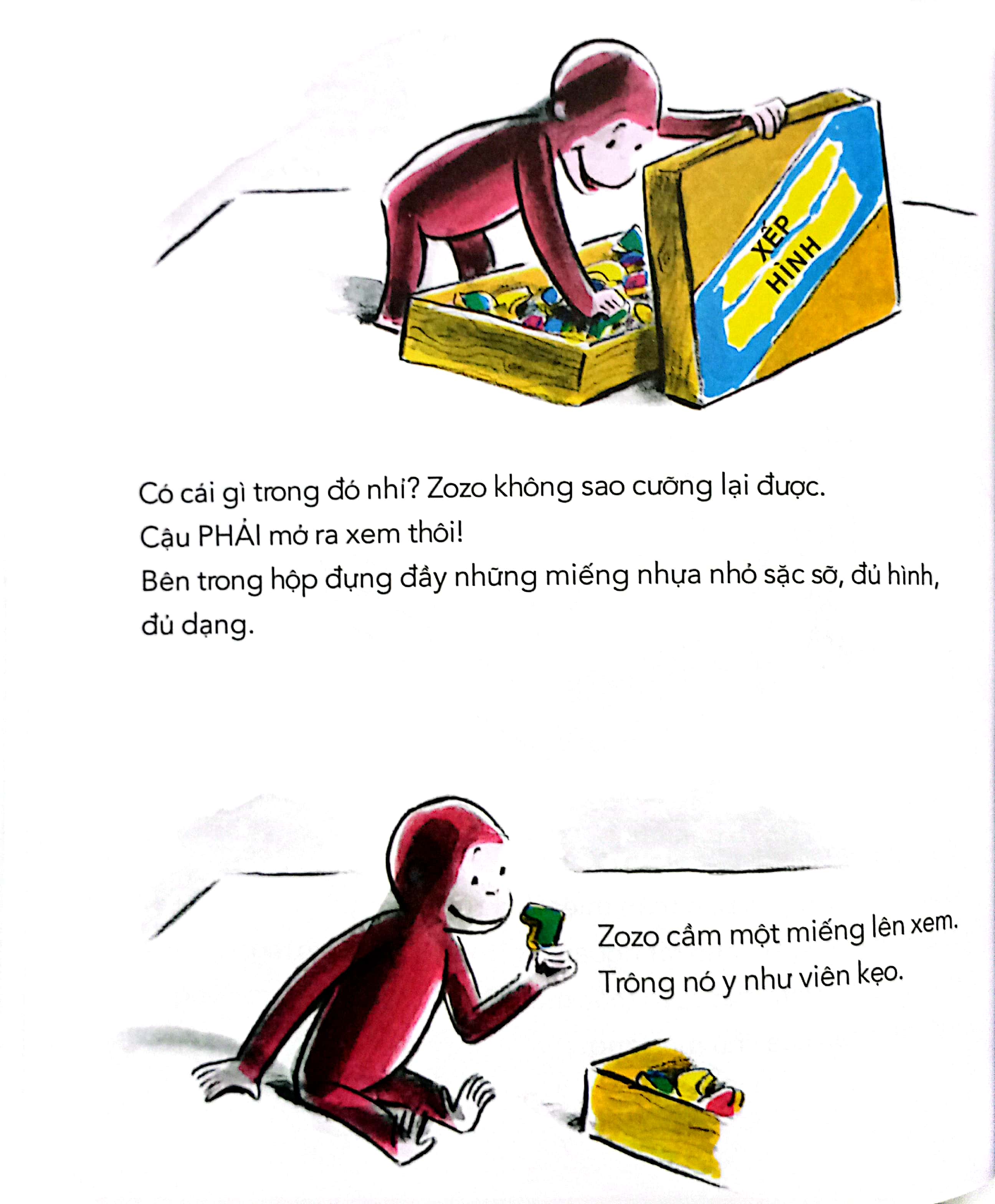 tủ sách văn học thiếu nhi kinh điển - zozo chú khỉ hiếu kỳ - khỉ zozo nằm viện - Ảnh 6