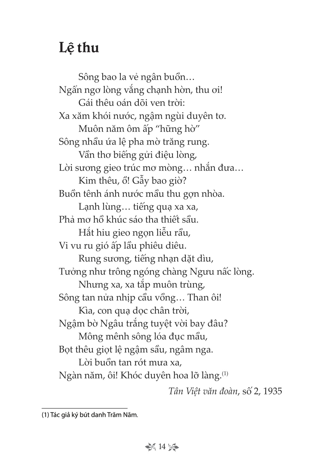 tủ sách văn học trong nhà trường - thơ thâm tâm - Ảnh 4