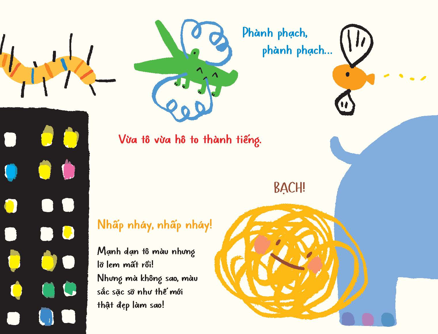 tủ sách vui để học - dòng sách cầm tay - sách tô màu - đùng! tô màu thôi - Ảnh 7