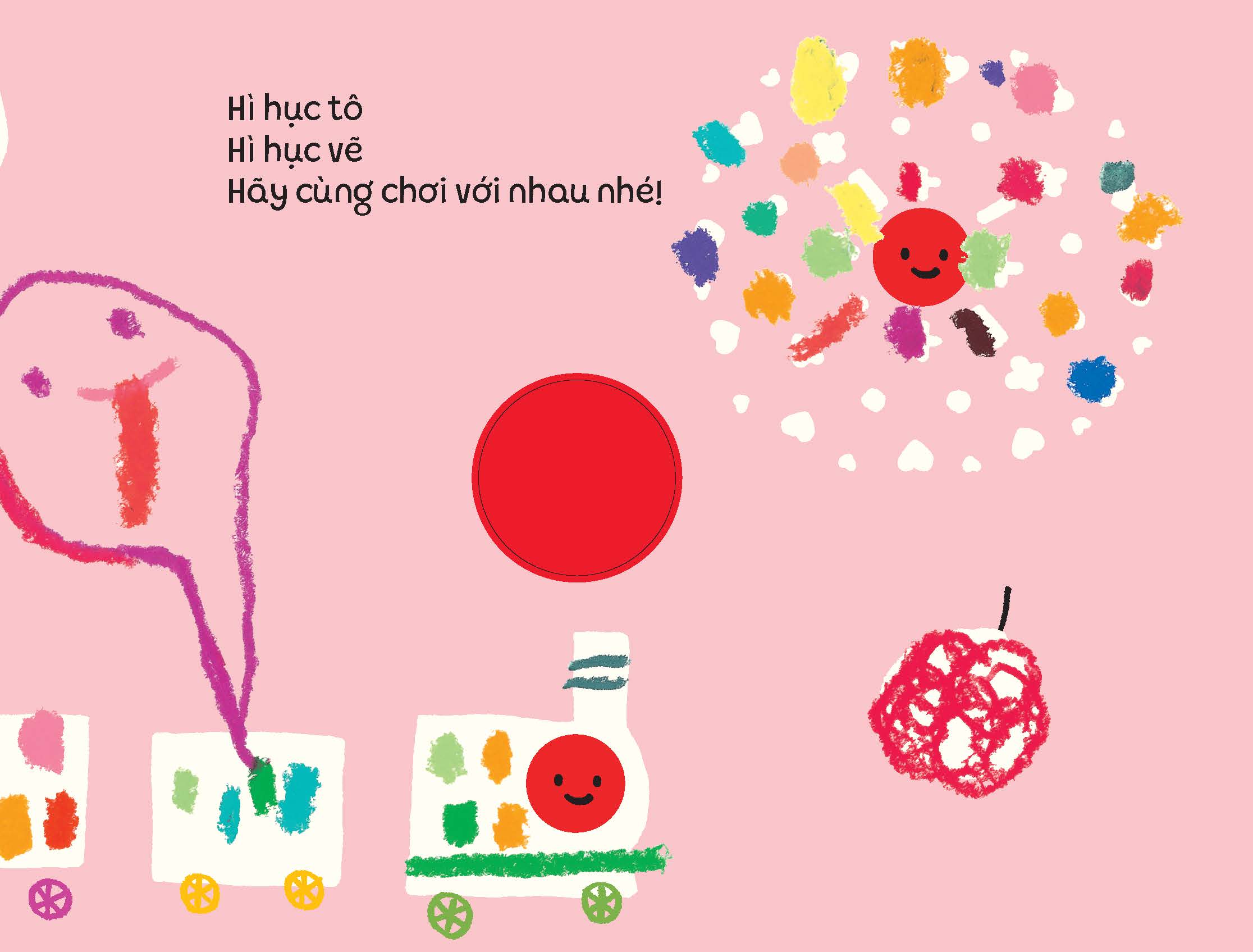 tủ sách vui để học - dòng sách cầm tay - sách tô màu - hình vẽ tròn xoe - Ảnh 5