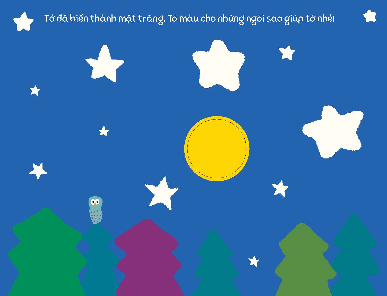 tủ sách vui để học - dòng sách cầm tay - sách tô màu - hình vẽ tròn xoe - Ảnh 8