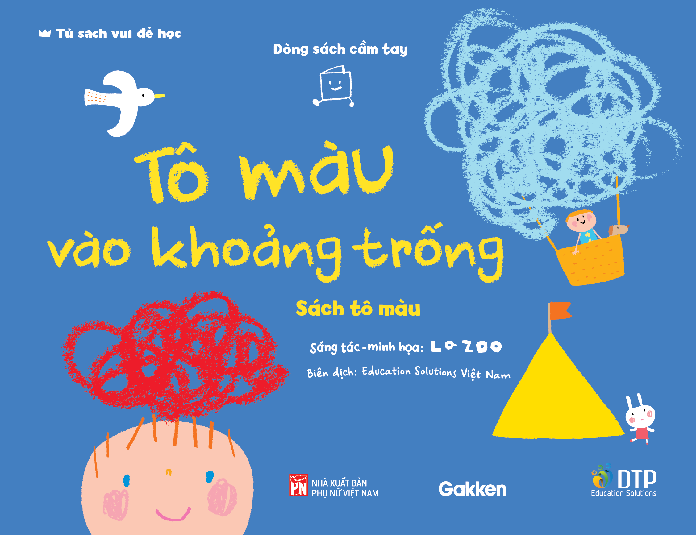 tủ sách vui để học - dòng sách cầm tay - sách tô màu - tô màu vào khoảng trống - Ảnh 7