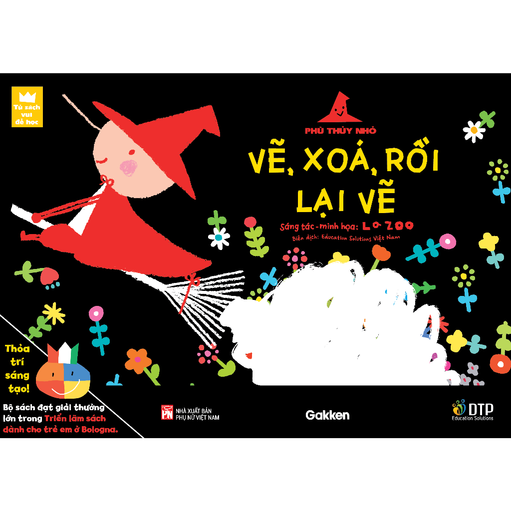 tủ sách vui để học - phù thủy nhỏ - vẽ, xóa, rồi lại vẽ - Ảnh 2