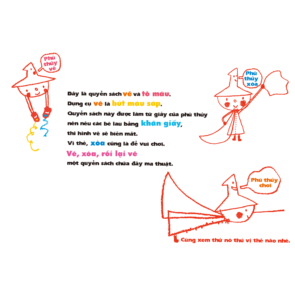 tủ sách vui để học - phù thủy nhỏ - vẽ, xóa, rồi lại vẽ - Ảnh 3
