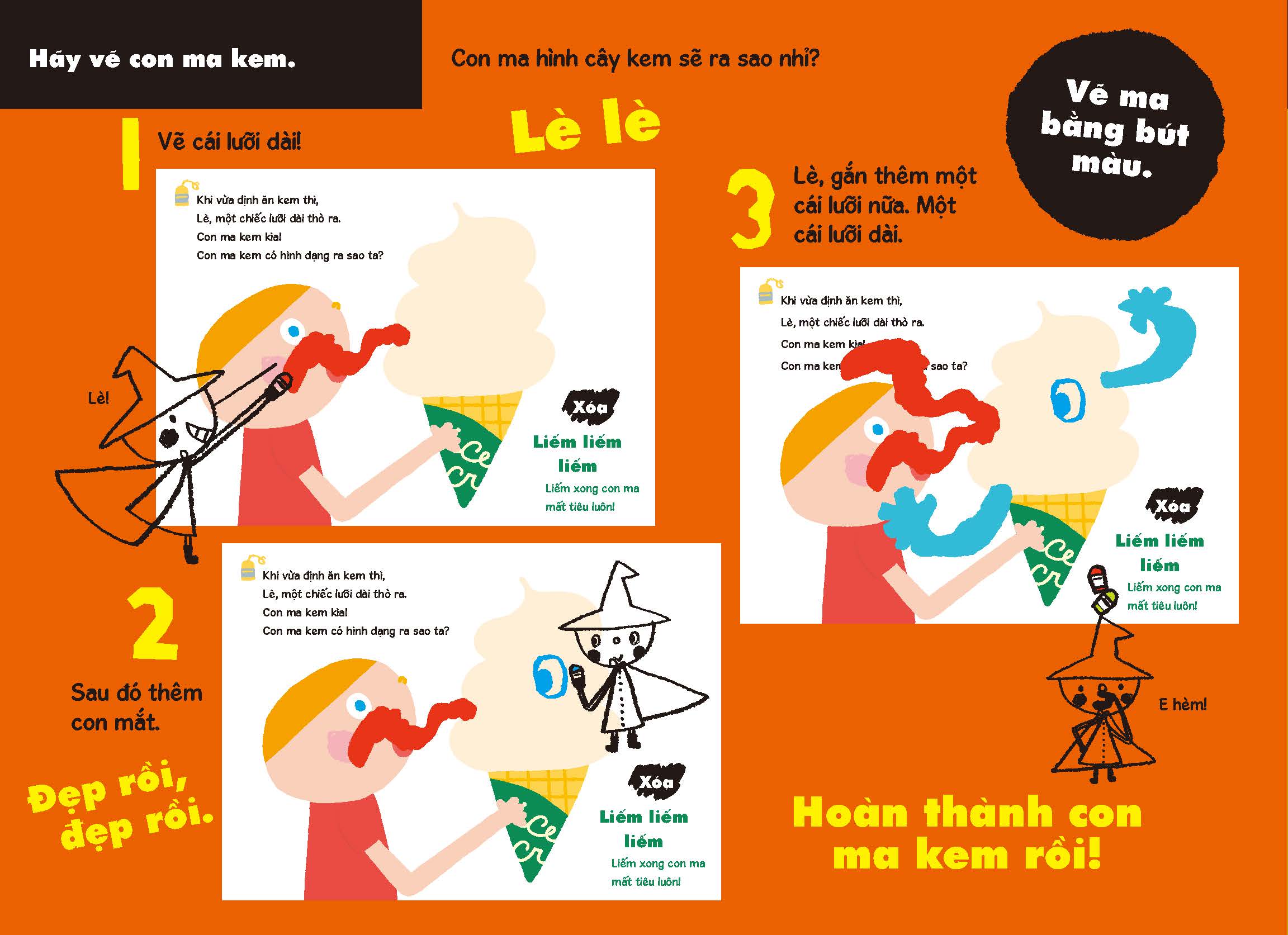 tủ sách vui để học - phù thủy nhỏ - vẽ, xóa, rồi lại vẽ - những người bạn ma - Ảnh 4