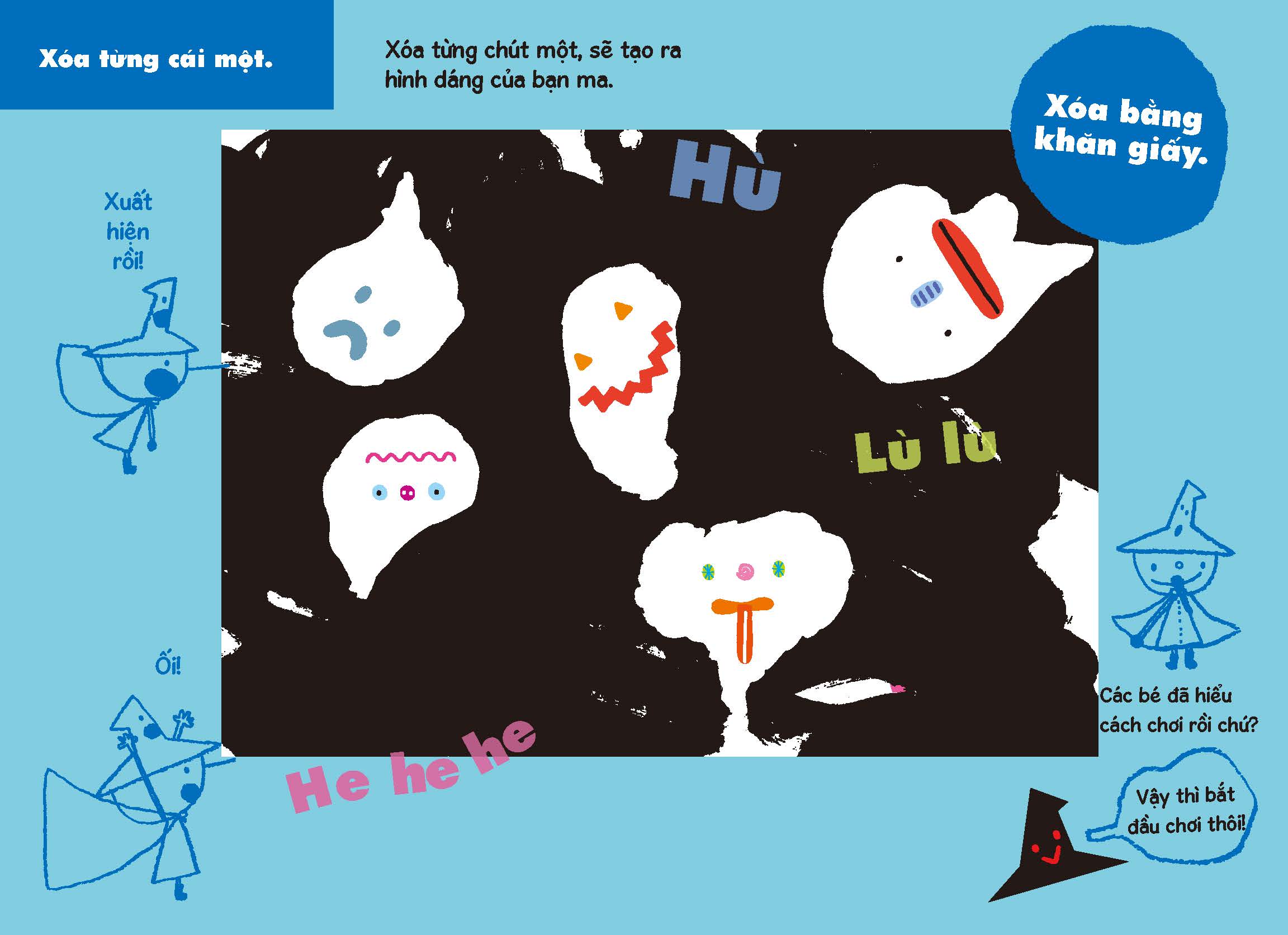 tủ sách vui để học - phù thủy nhỏ - vẽ, xóa, rồi lại vẽ - những người bạn ma - Ảnh 7