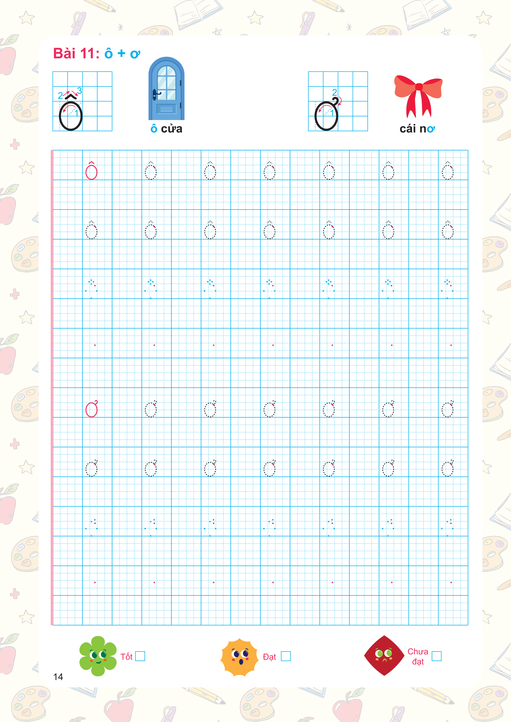 Tự Tin Vào Lớp 1 - Luyện Tập Tô Chữ Viết Thường - Ảnh 12