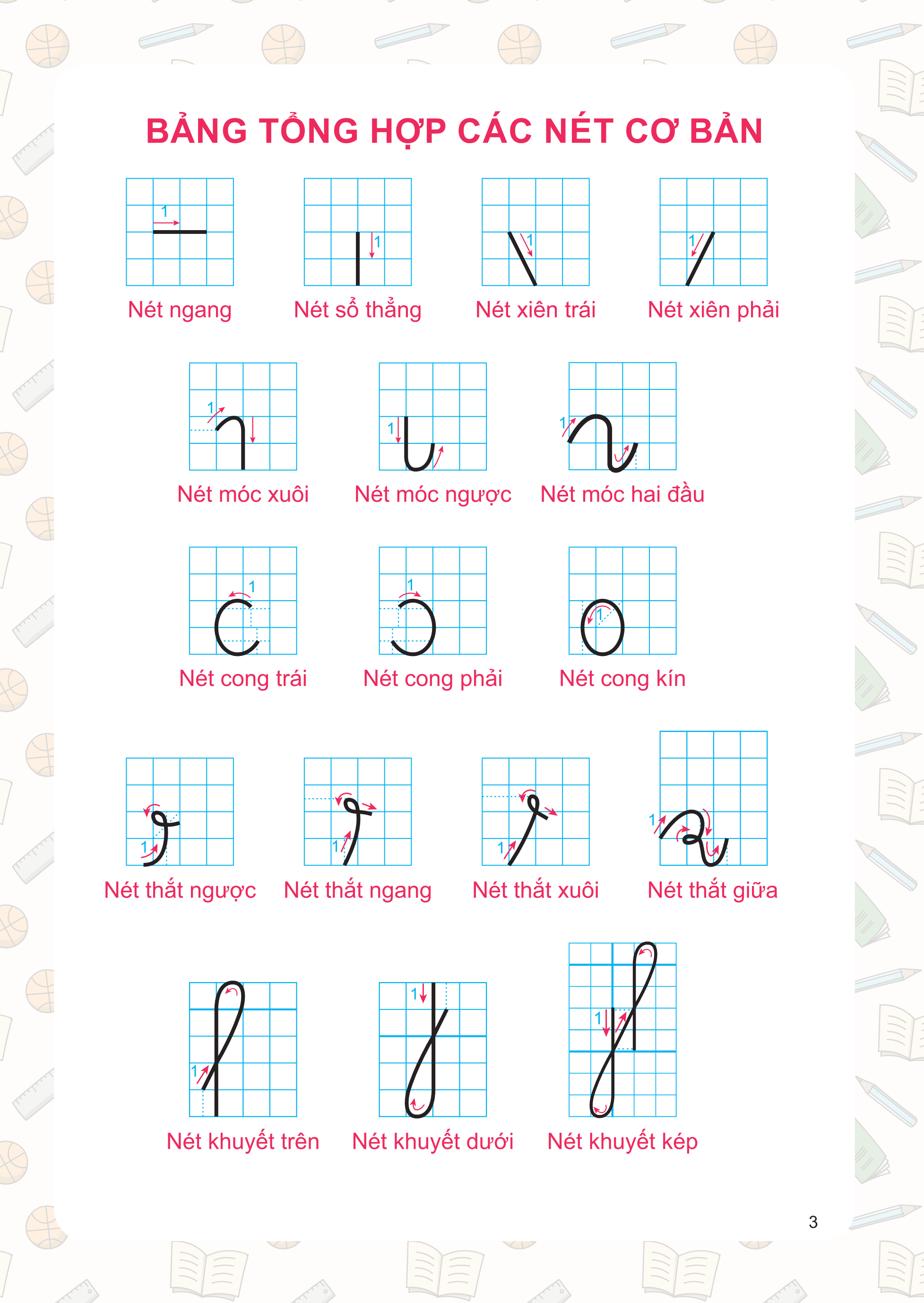 Tự Tin Vào Lớp 1 - Luyện Tập Tô Nét Cơ Bản - Ảnh 11