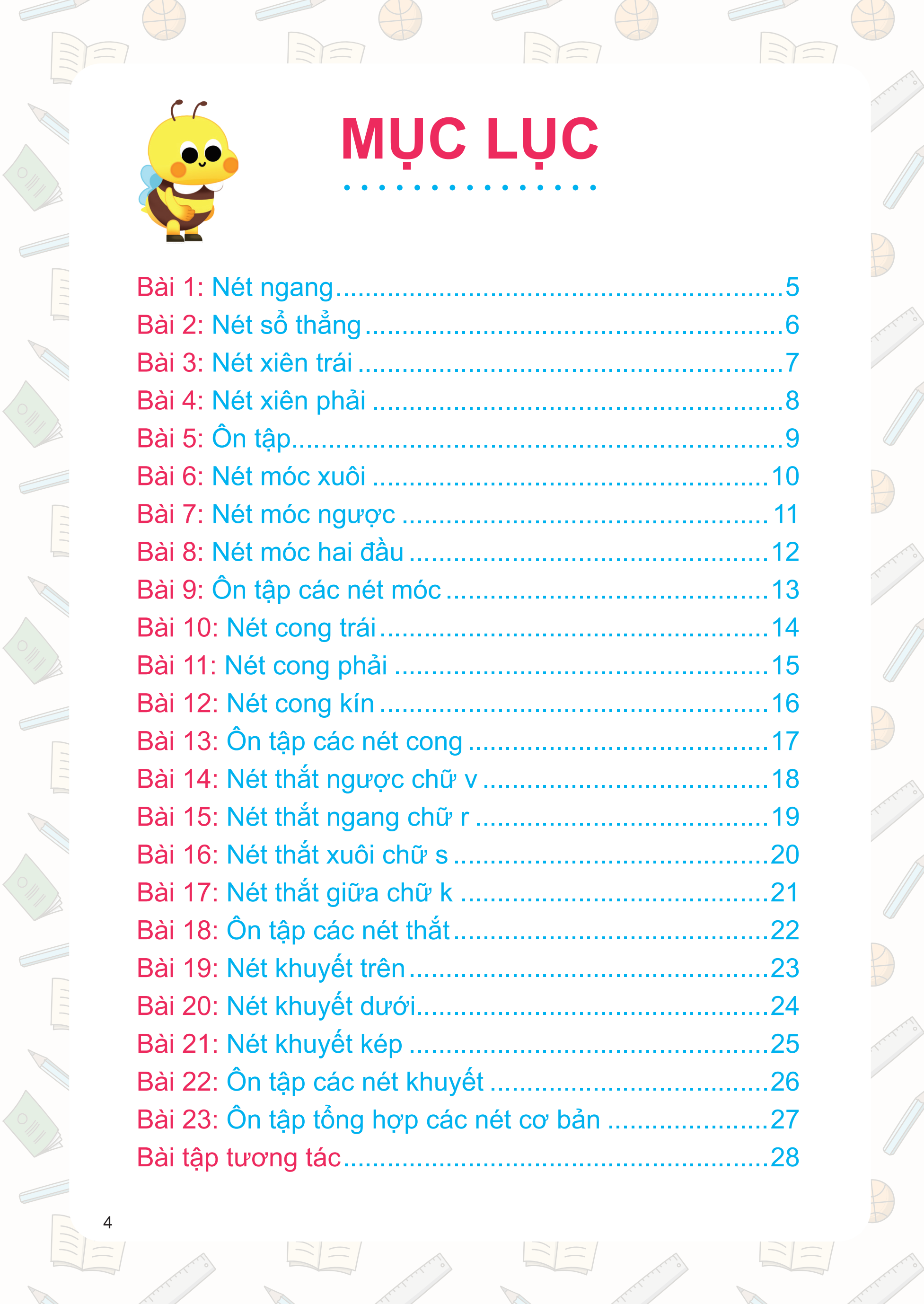 Tự Tin Vào Lớp 1 - Luyện Tập Tô Nét Cơ Bản - Ảnh 12