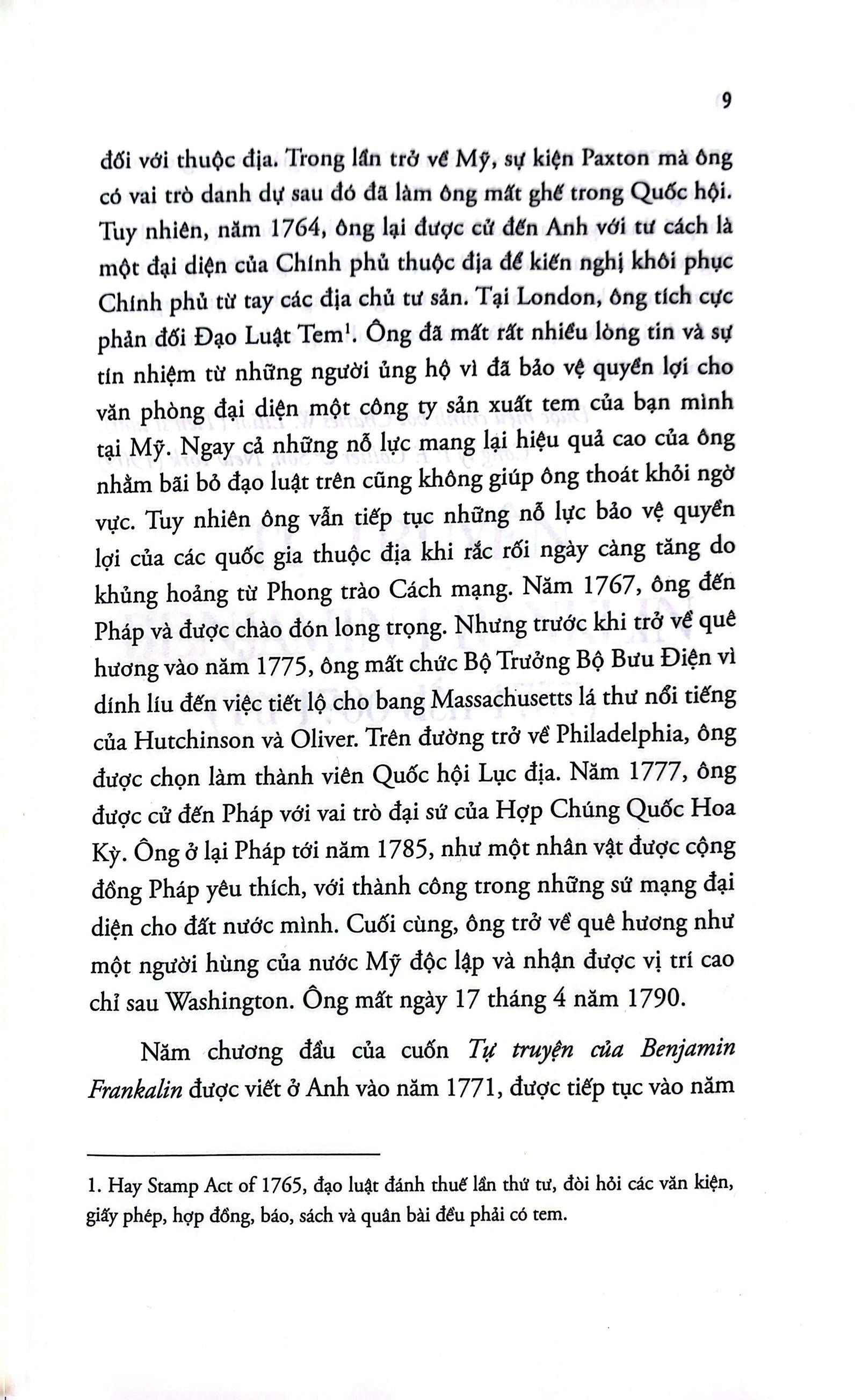 tự truyện benjamin franklin (tái bản 2018) - Ảnh 6