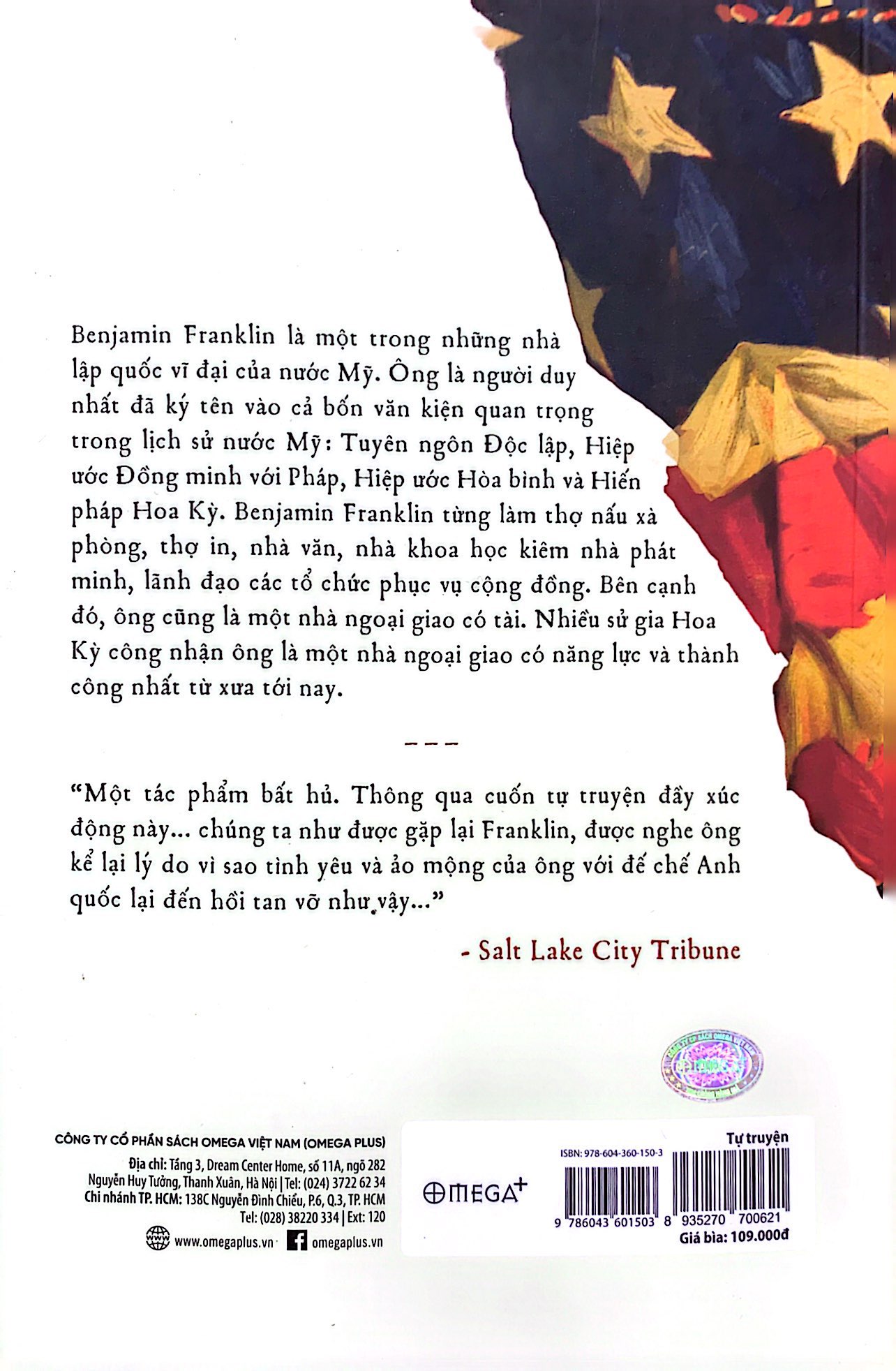 tự truyện benjamin franklin (tái bản 2018) - Ảnh 7