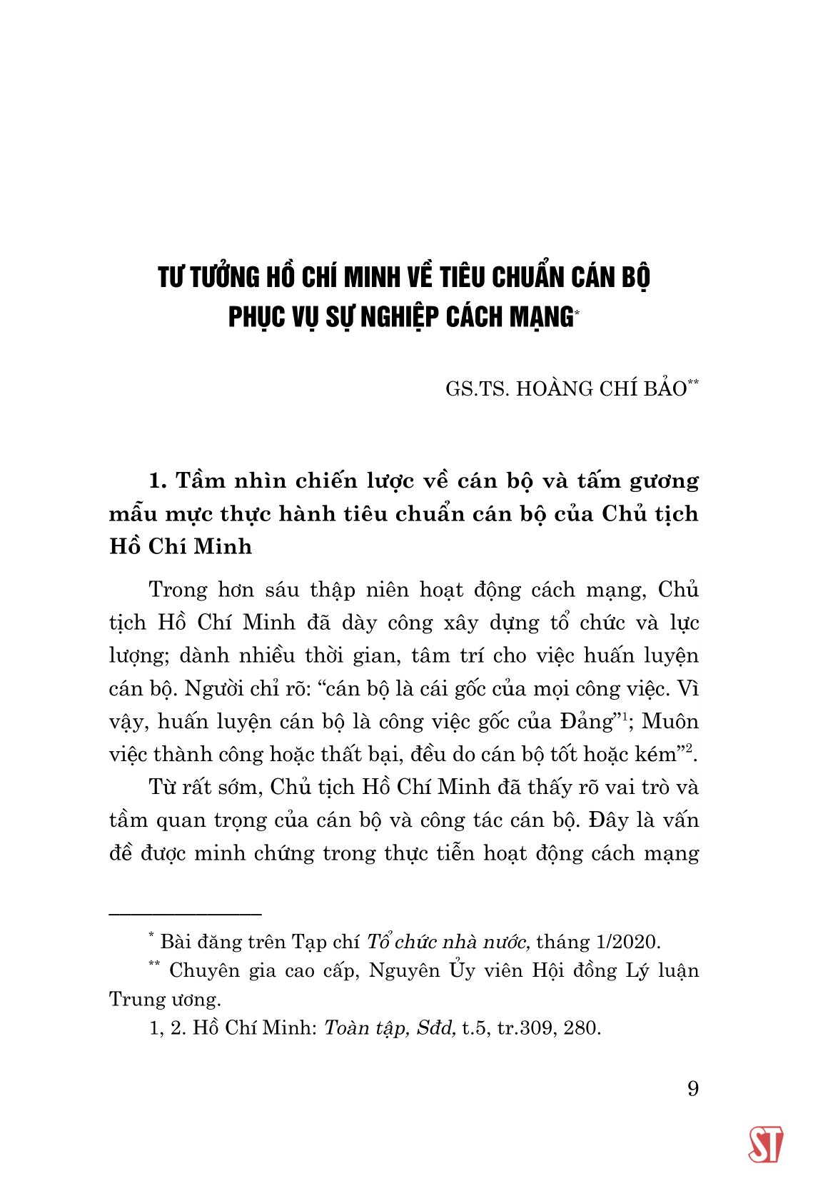 tư tưởng hồ chí minh về cán bộ, công tác cán bộ và sự kế thừa, vận dụng vào thực tiễn cách mạng việt nam - Ảnh 10