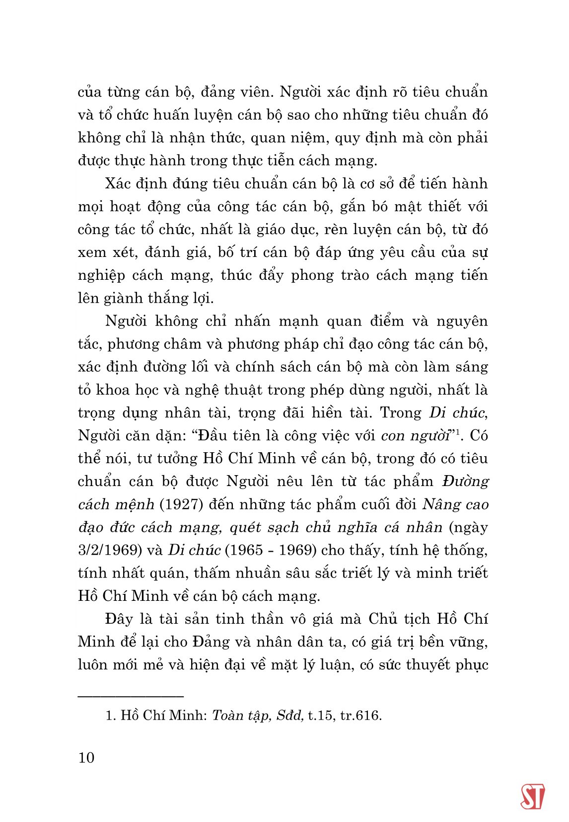 tư tưởng hồ chí minh về cán bộ, công tác cán bộ và sự kế thừa, vận dụng vào thực tiễn cách mạng việt nam - Ảnh 11