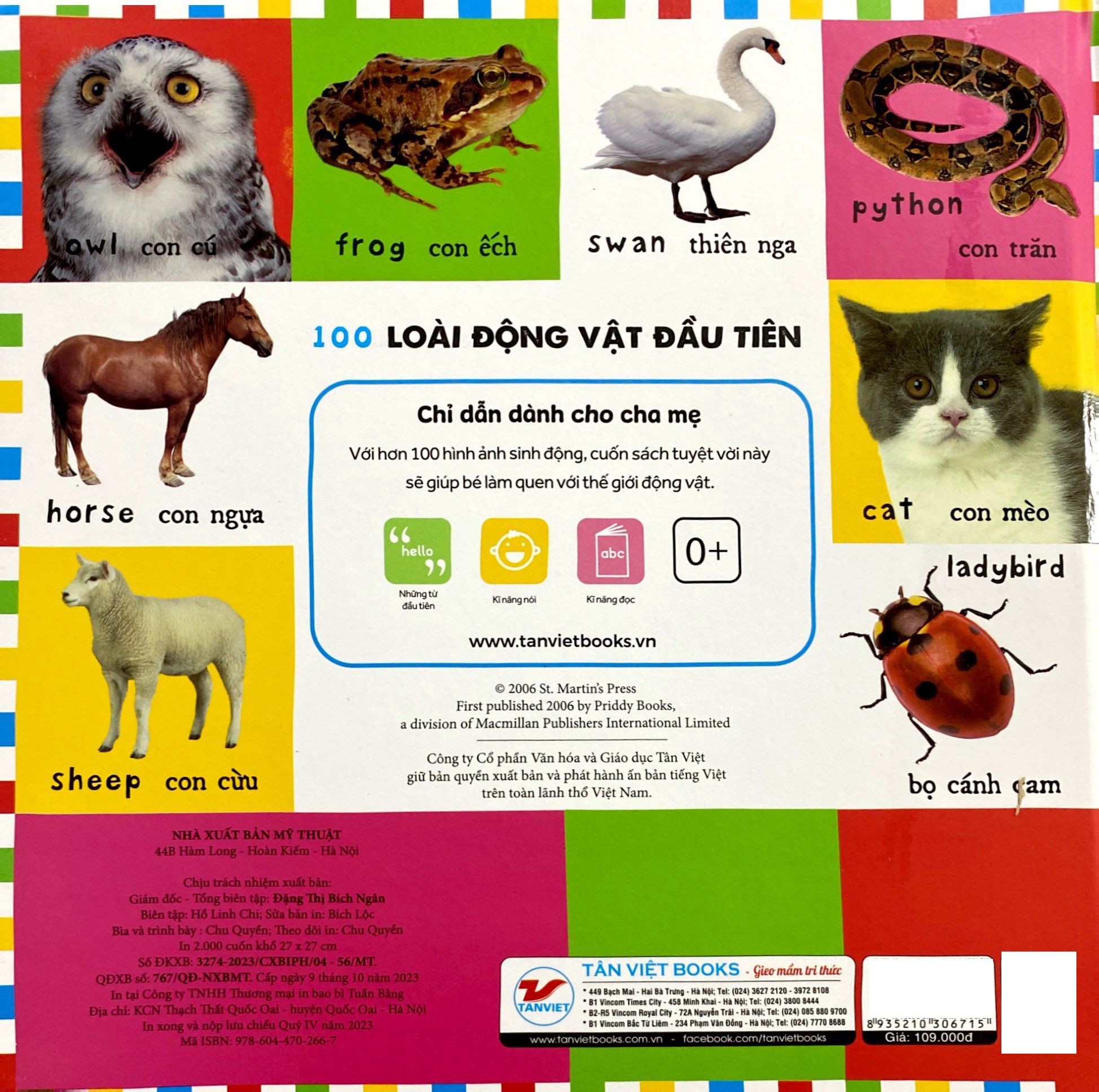 từ vựng đầu đời của bé - 100 loài động vật đầu tiên - Ảnh 6