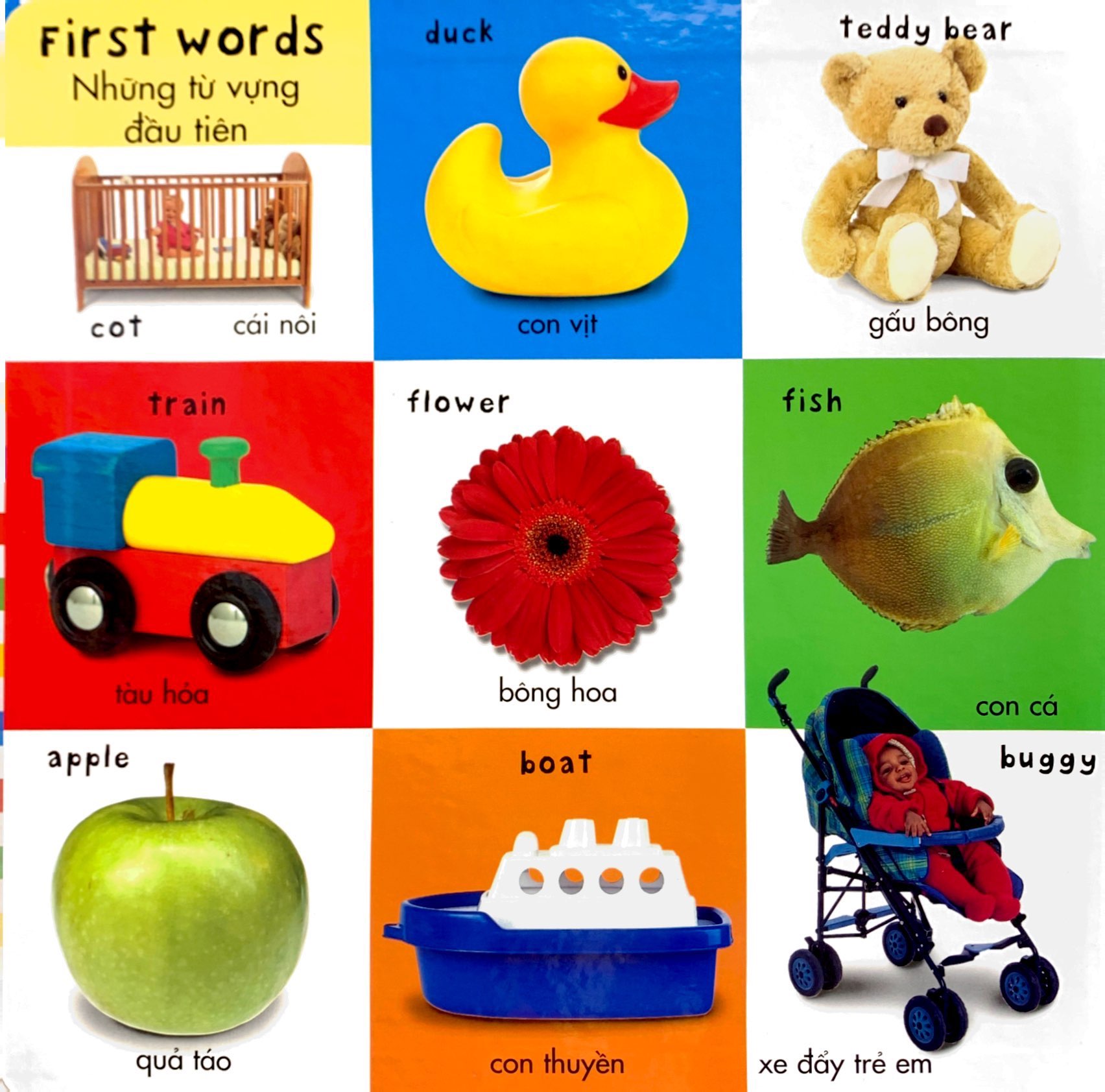 từ vựng đầu đời của bé - số đếm, màu sắc, hình dạng - Ảnh 3
