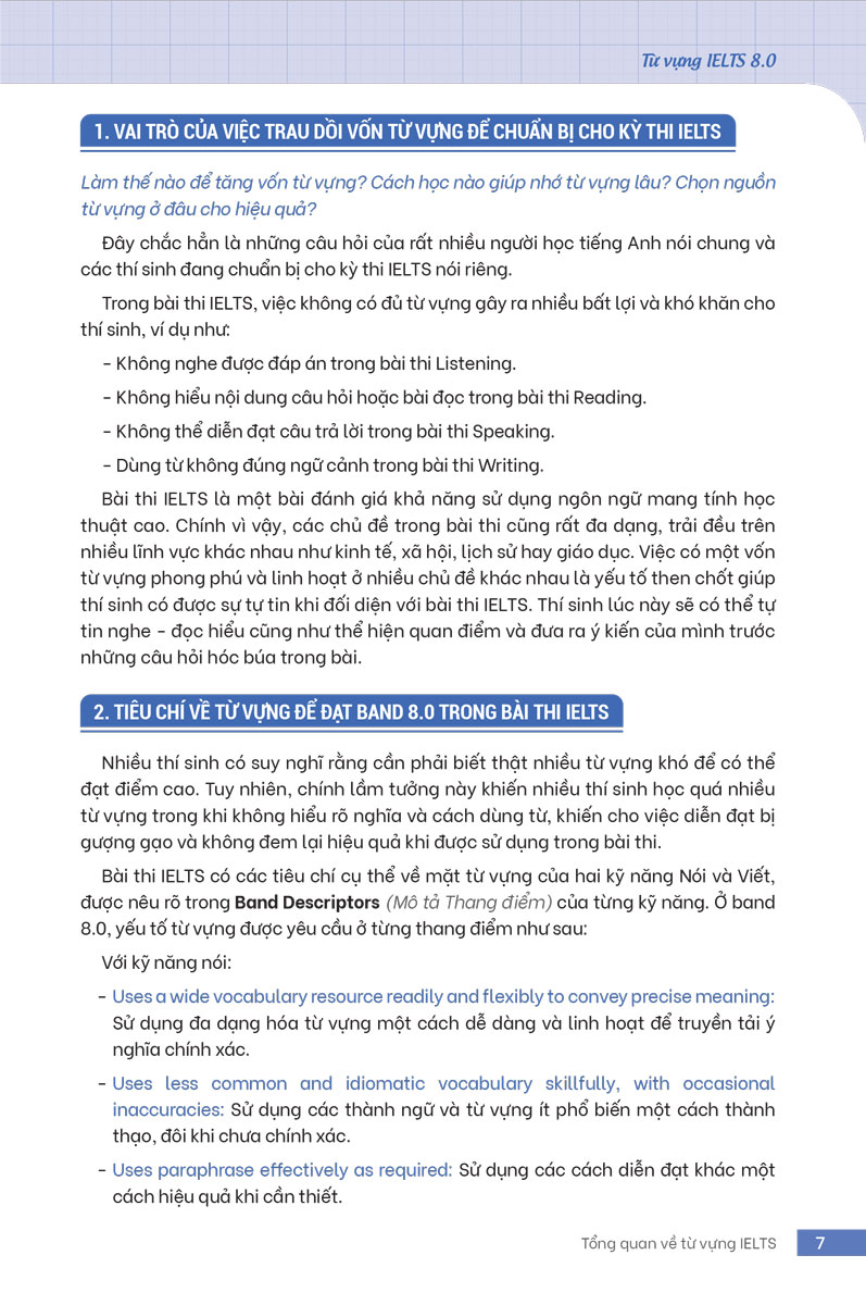 từ vựng ielts 8.0 - từ vựng đắt để đạt điểm cao 4 kỹ năng - Ảnh 9