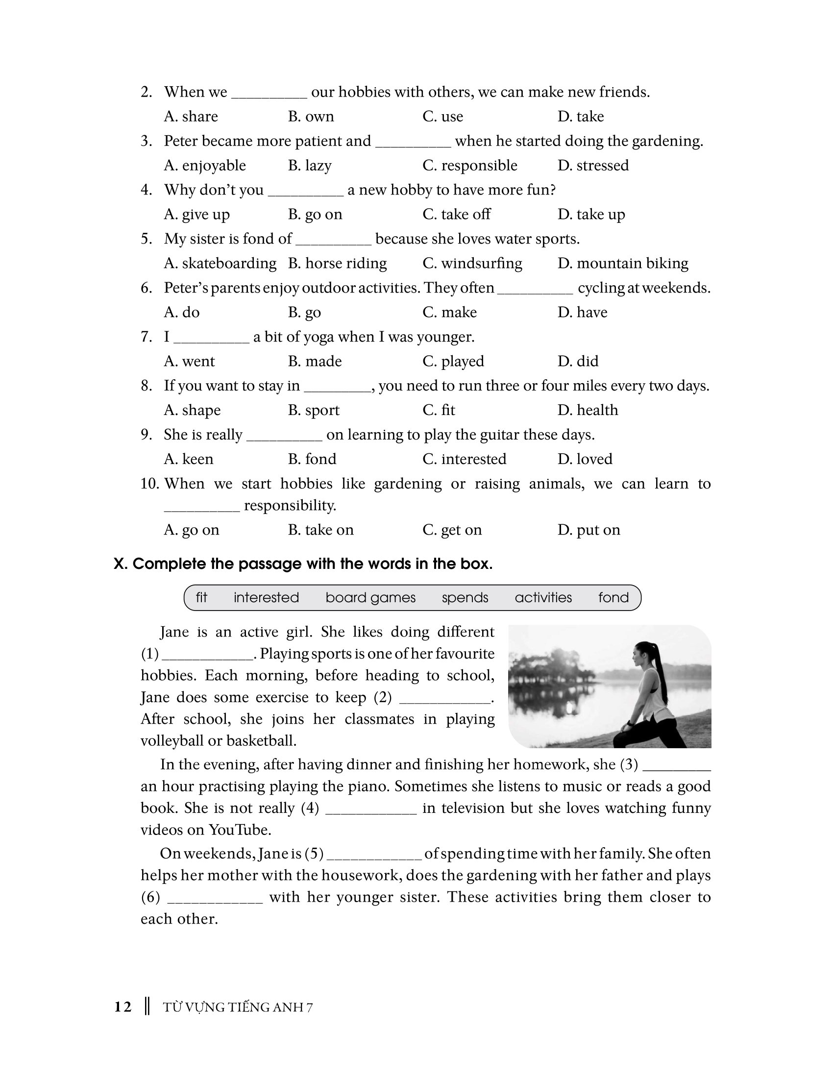 từ vựng tiếng anh 7 - Ảnh 15